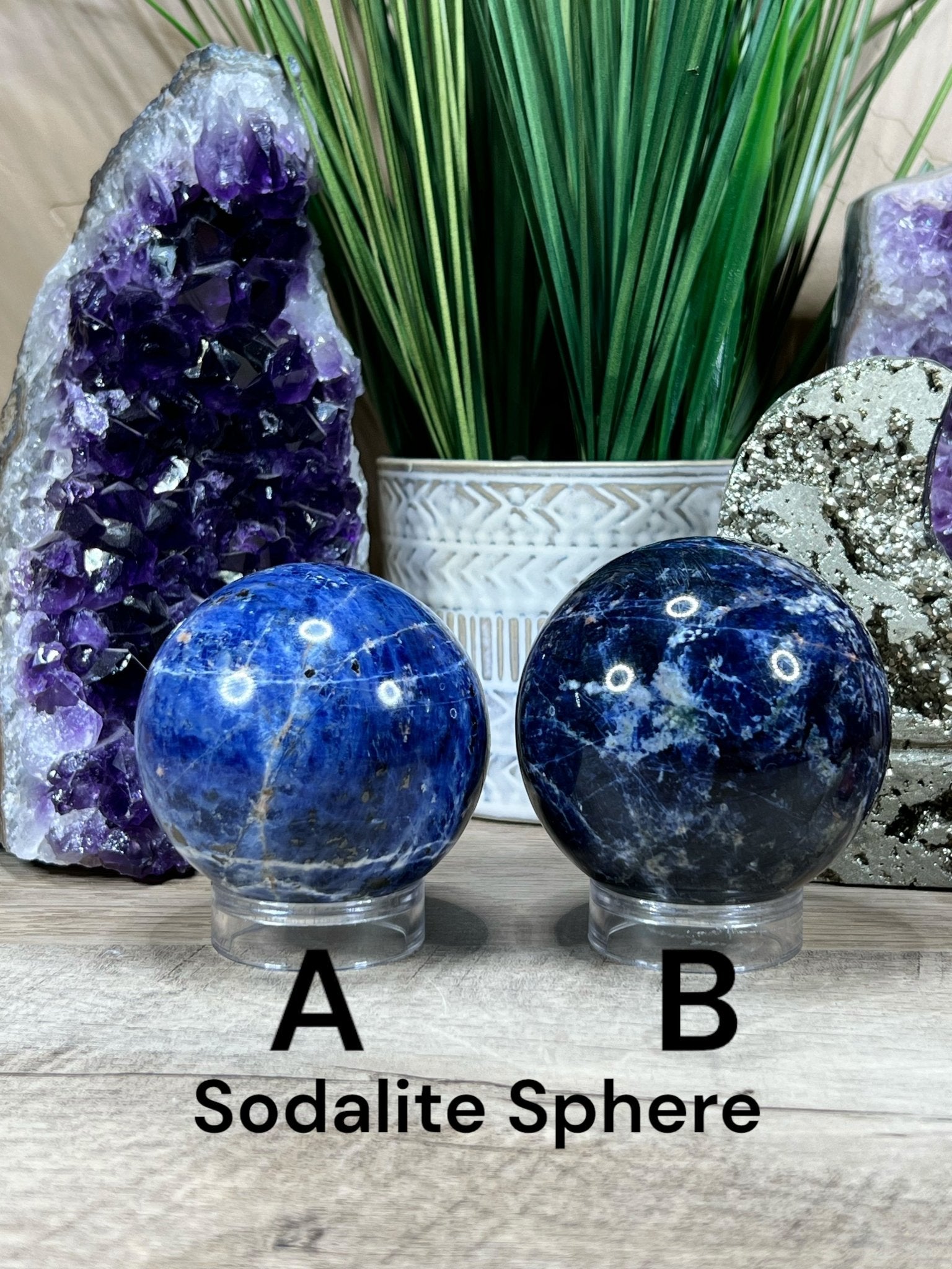 Sodalite Sphere - Purple Door Alchemy