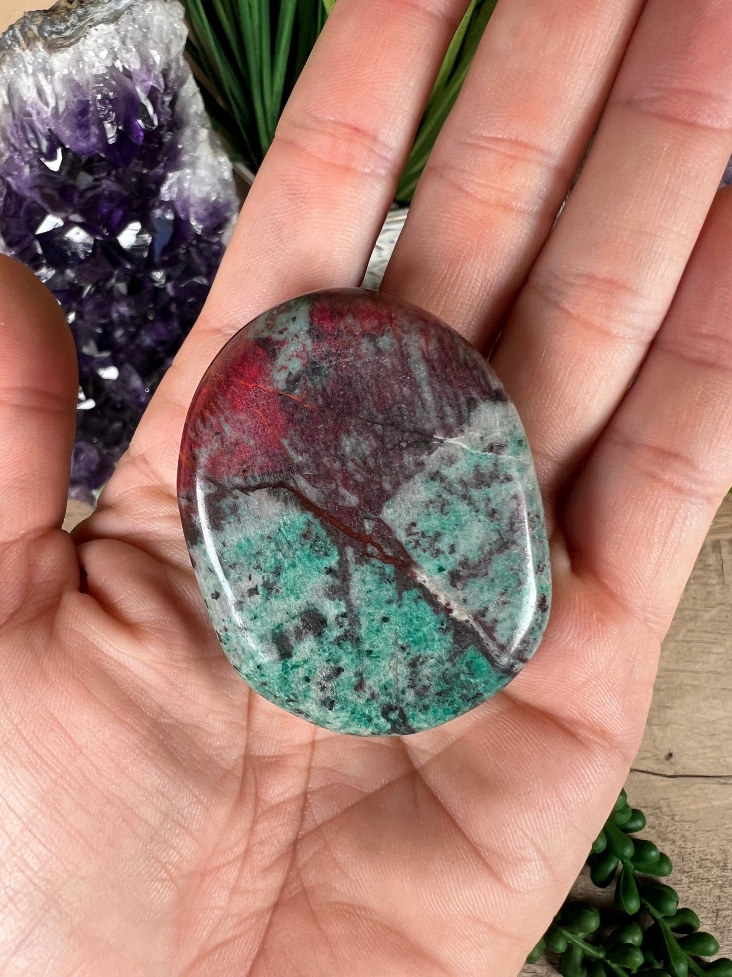 Sonora Sunrise Palmstone 2in - Purple Door Alchemy