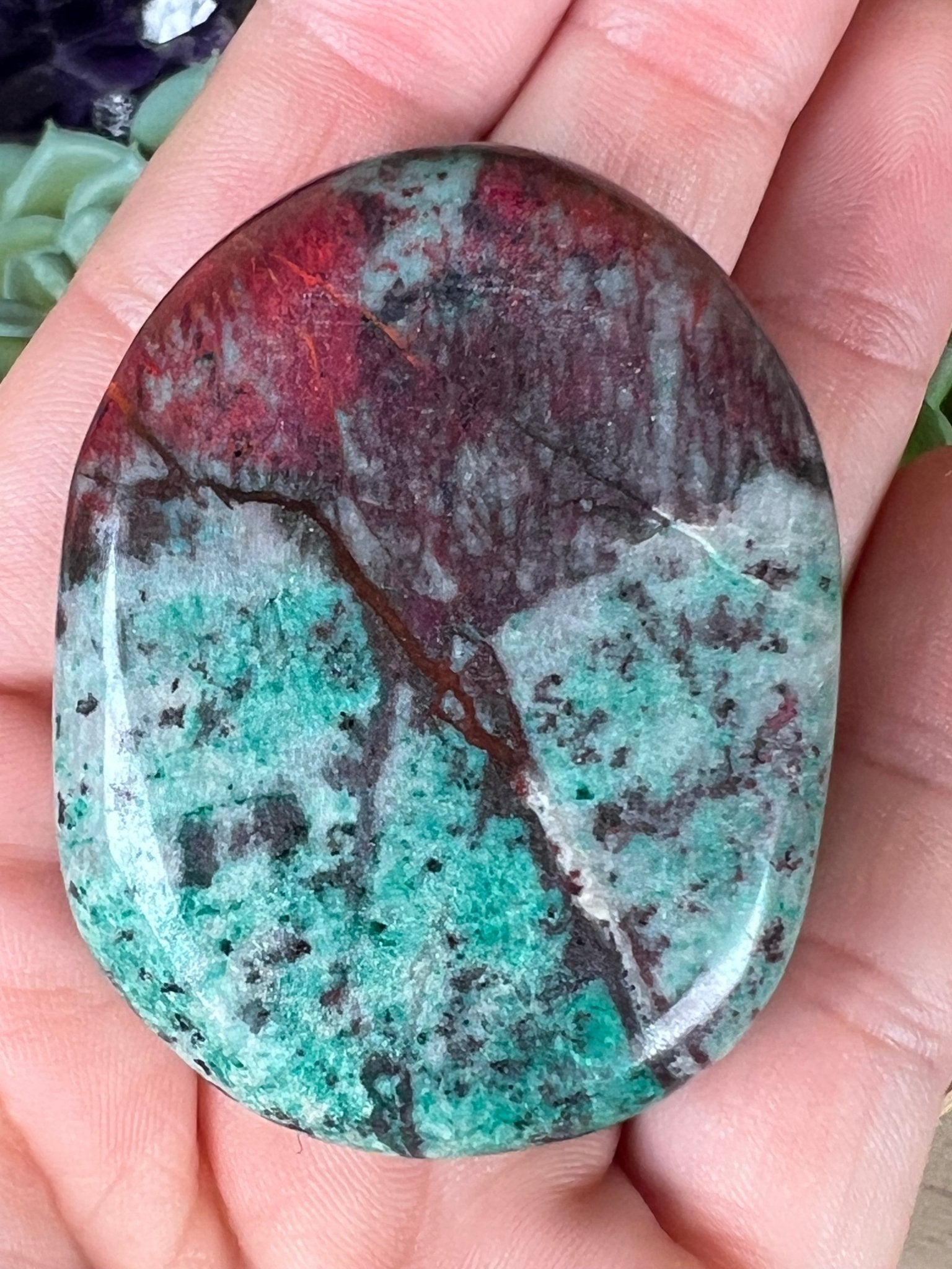 Sonora Sunrise Palmstone 2in - Purple Door Alchemy