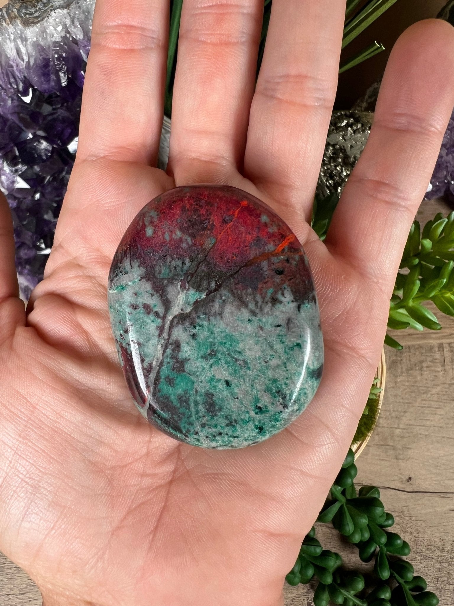 Sonora Sunrise Palmstone 2in - Purple Door Alchemy