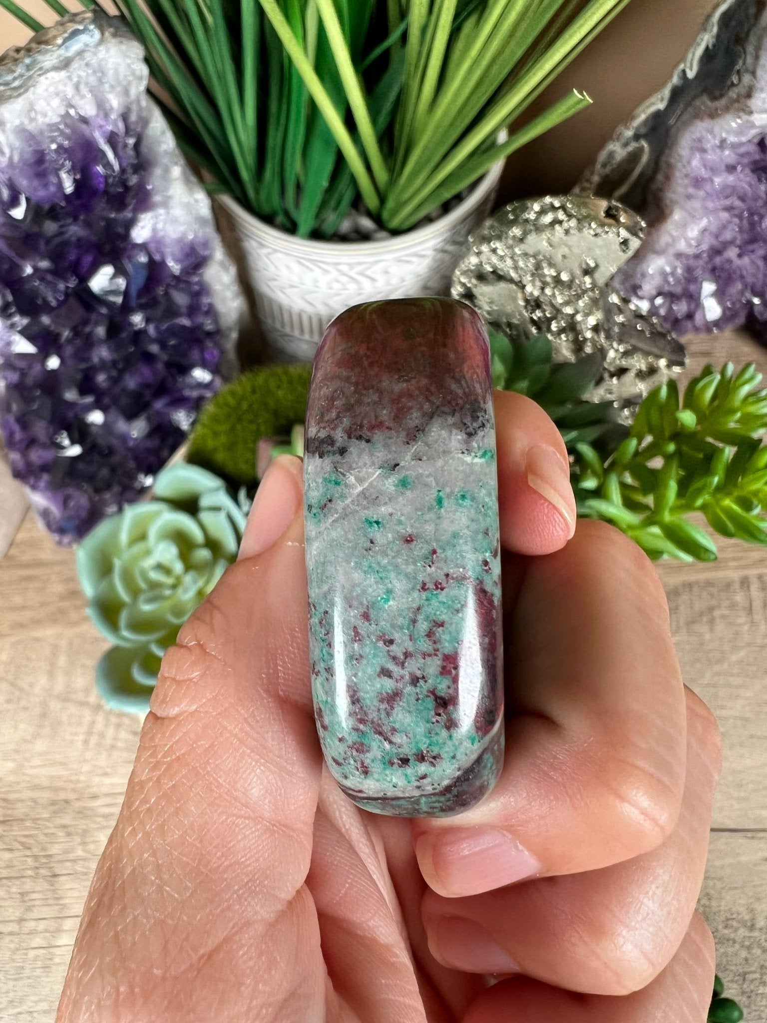 Sonora Sunrise Palmstone 2in - Purple Door Alchemy