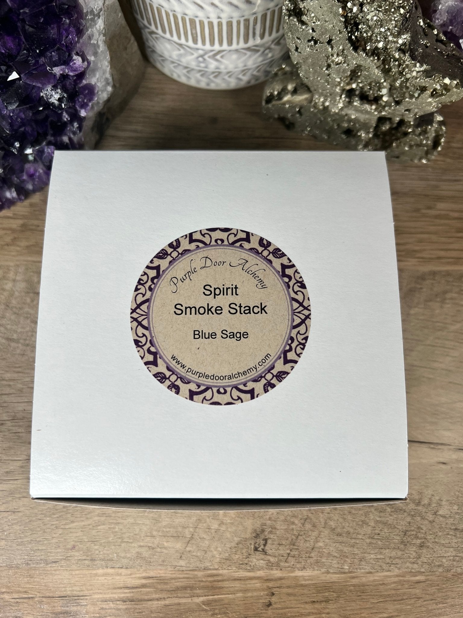 Spirit Smoke Stack - Blue Sage - Purple Door Alchemy