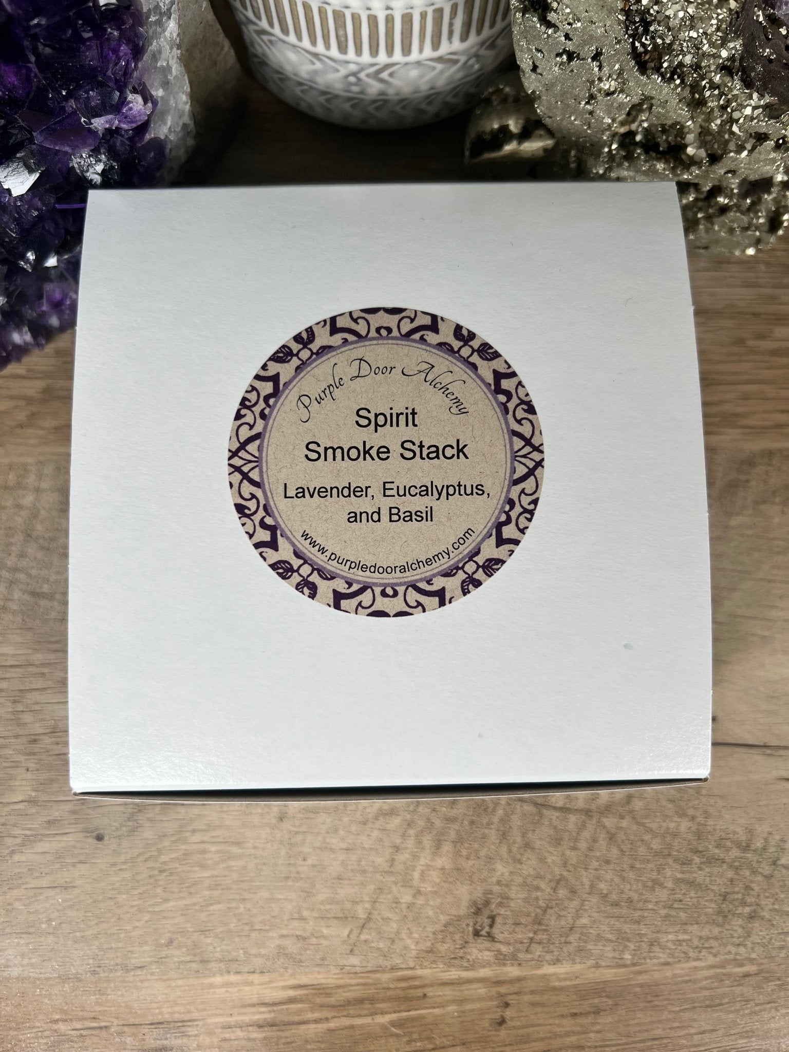Spirit Smoke Stack - Lavender, Eucalyptus & Basil - Purple Door Alchemy