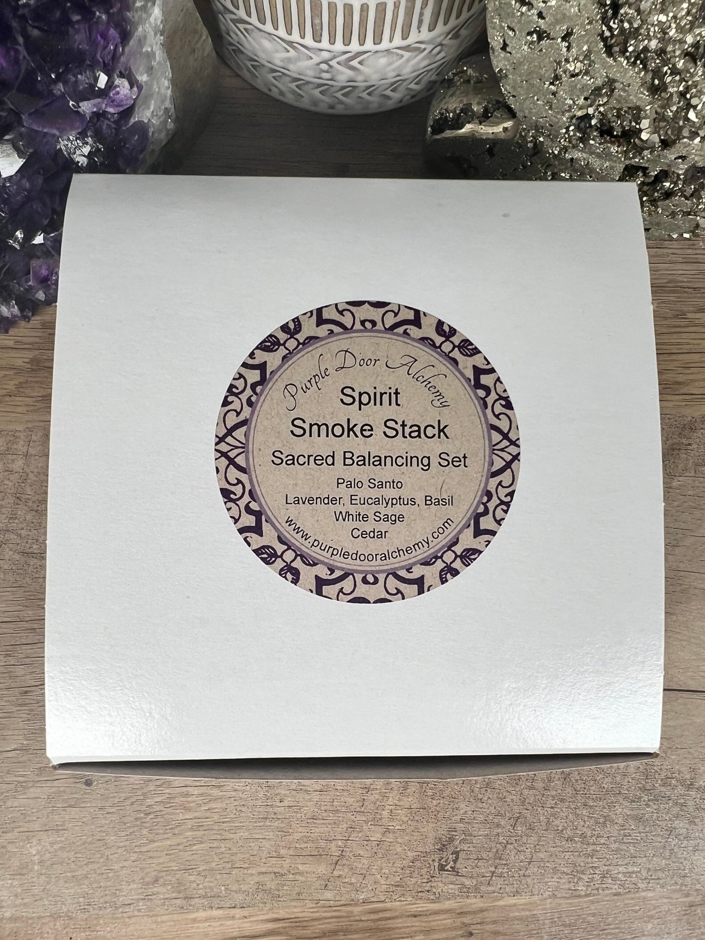 Spirit Smoke Stack - Sacred Balancing Set - Purple Door Alchemy