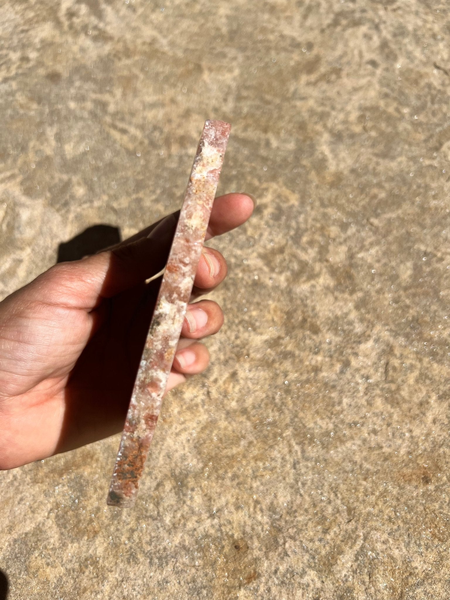 Sunstone Polished Slab 214g - Purple Door Alchemy