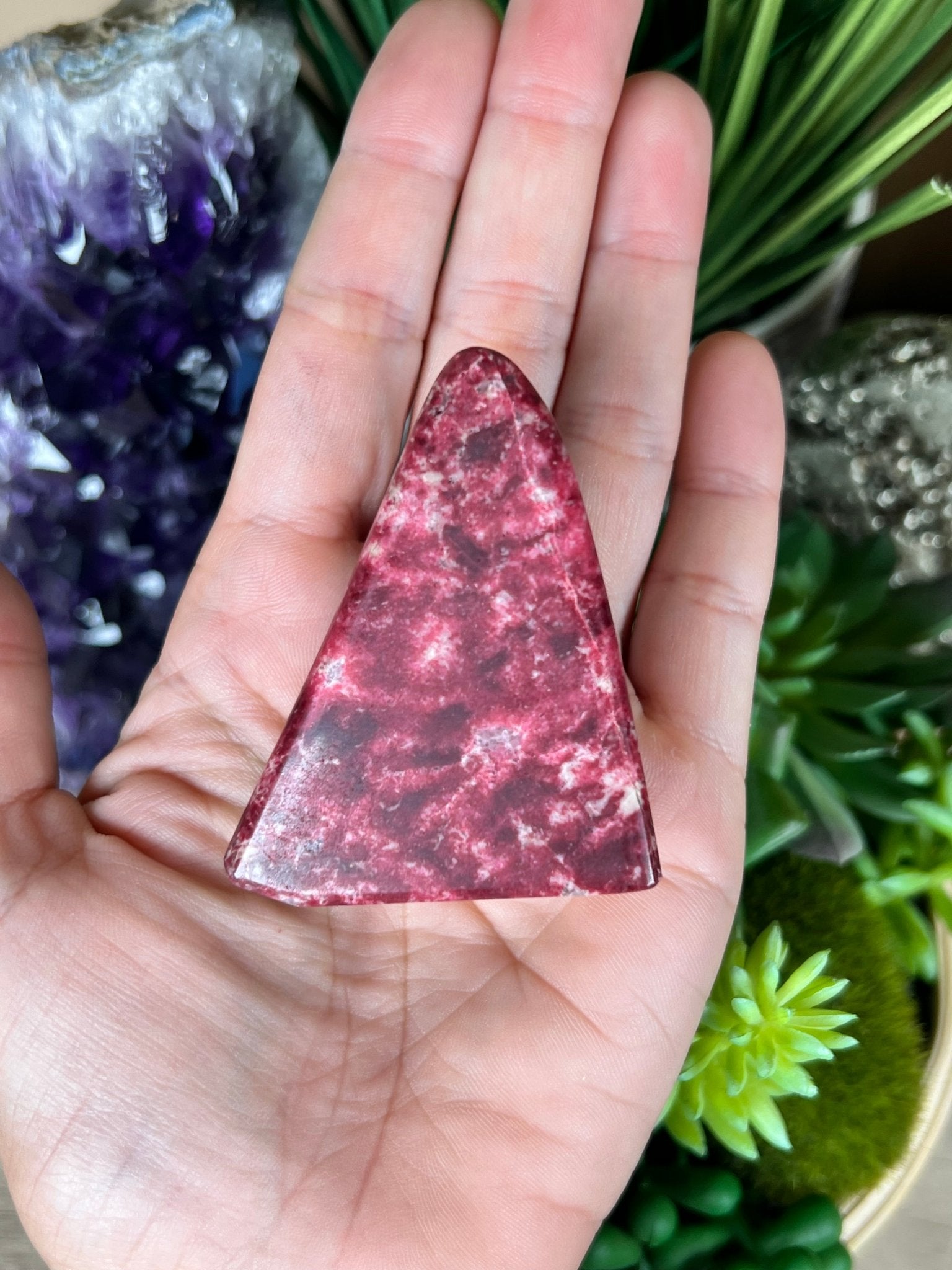 Thulite Freeform 2.3in - Purple Door Alchemy