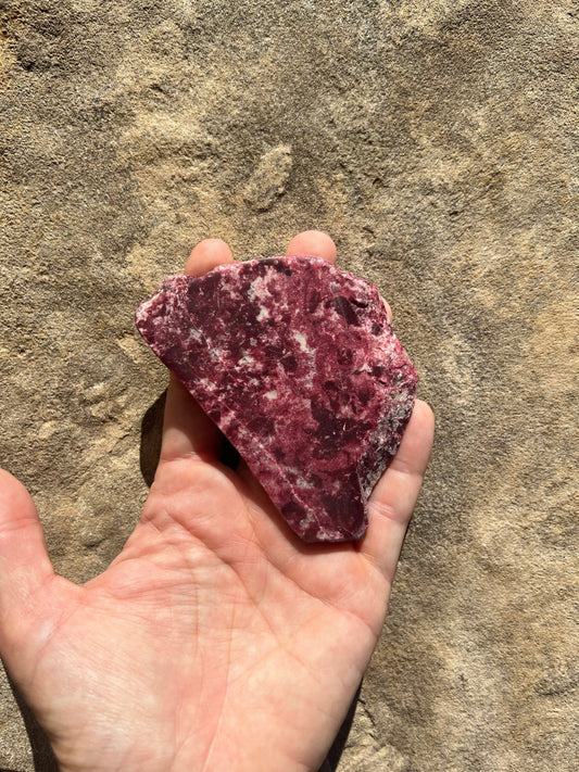 Thulite Slab 104g - Purple Door Alchemy