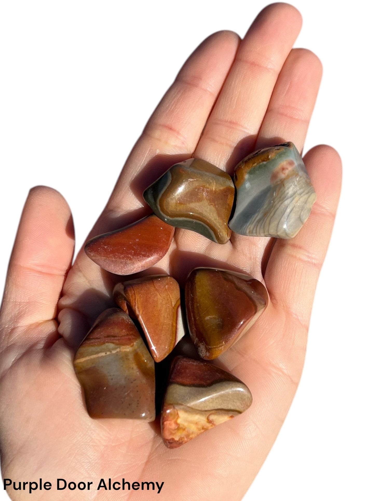 Tumbled Polychrome Jasper - Purple Door Alchemy