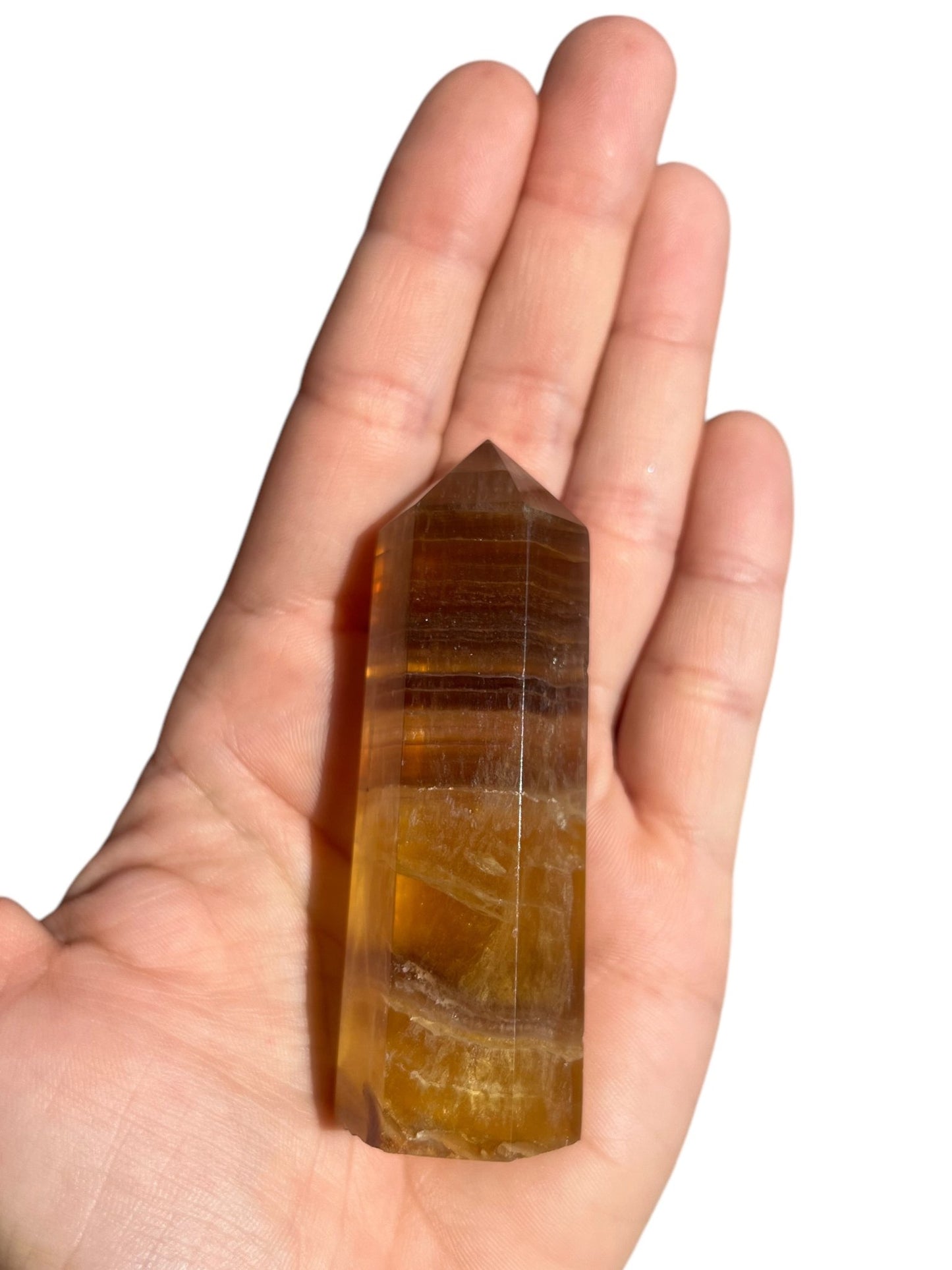 Yellow Fluorite Towers - Purple Door Alchemy