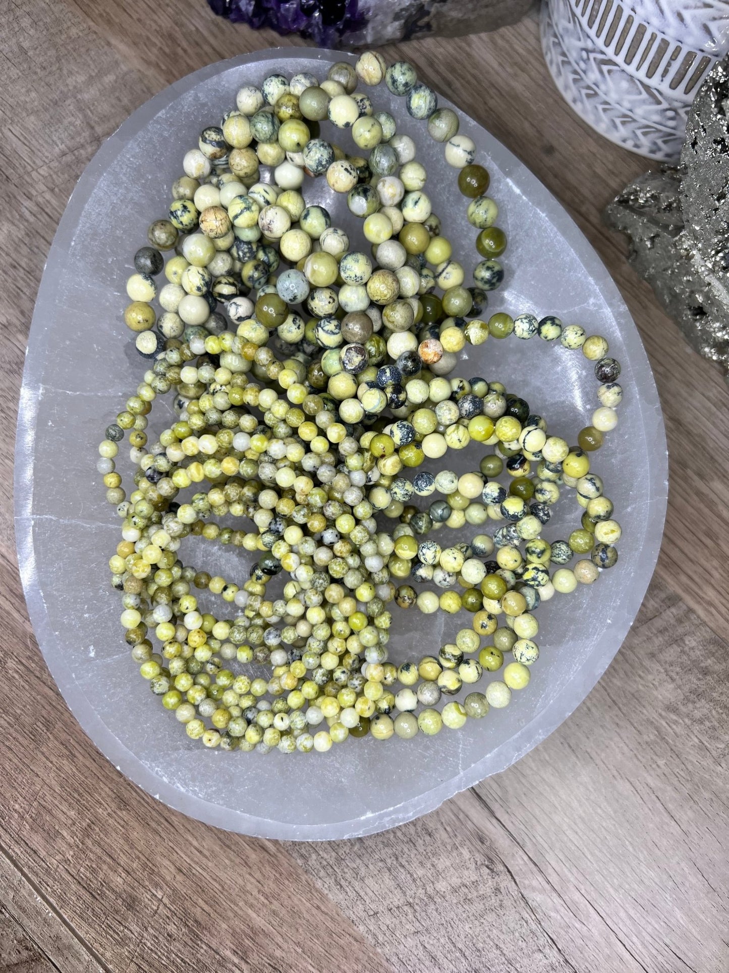 Yellow Serpentine Bracelet - Purple Door Alchemy