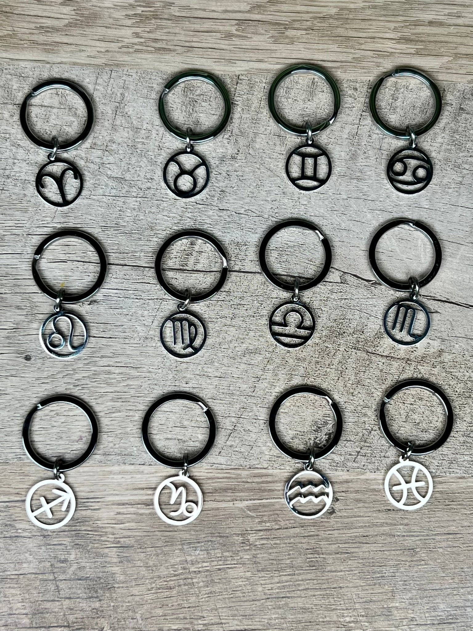 Zodiac Keychain - Purple Door Alchemy