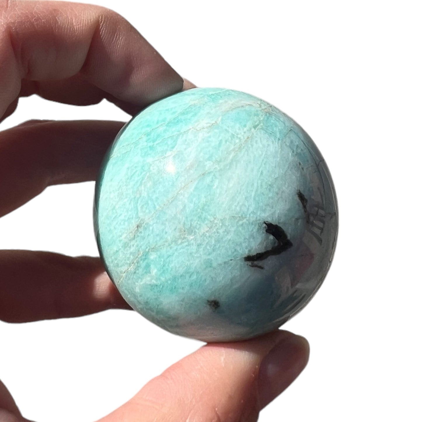 Amazonite Sphere - Purple Door Alchemy