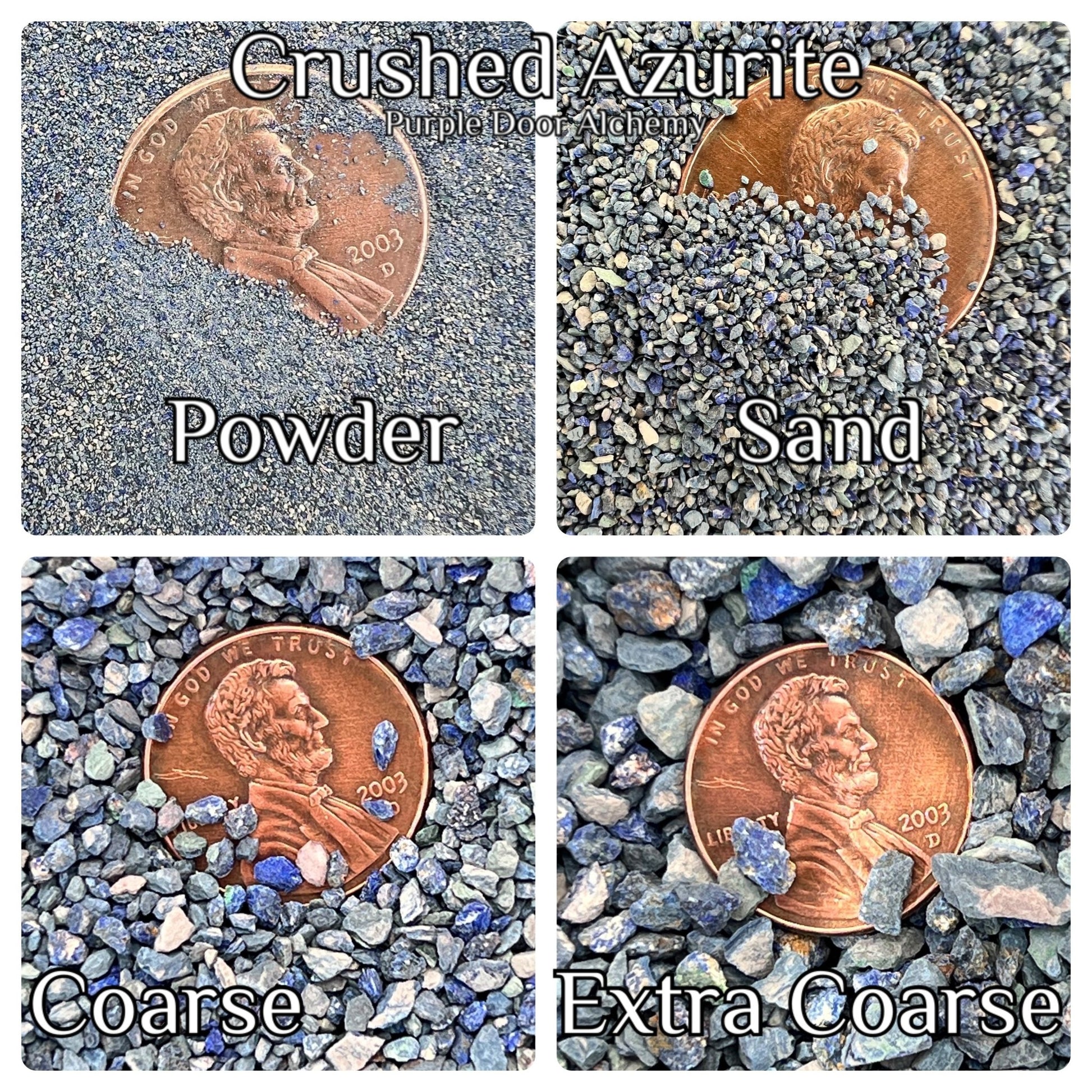 Crushed Azurite - Purple Door Alchemy