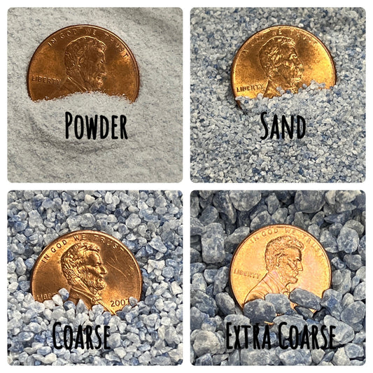 Crushed Blue Aventurine - Crushed Minerals - Purple Door Alchemy