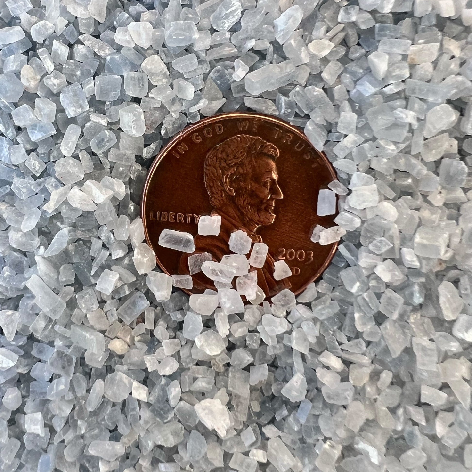 Crushed Blue Calcite - Purple Door Alchemy