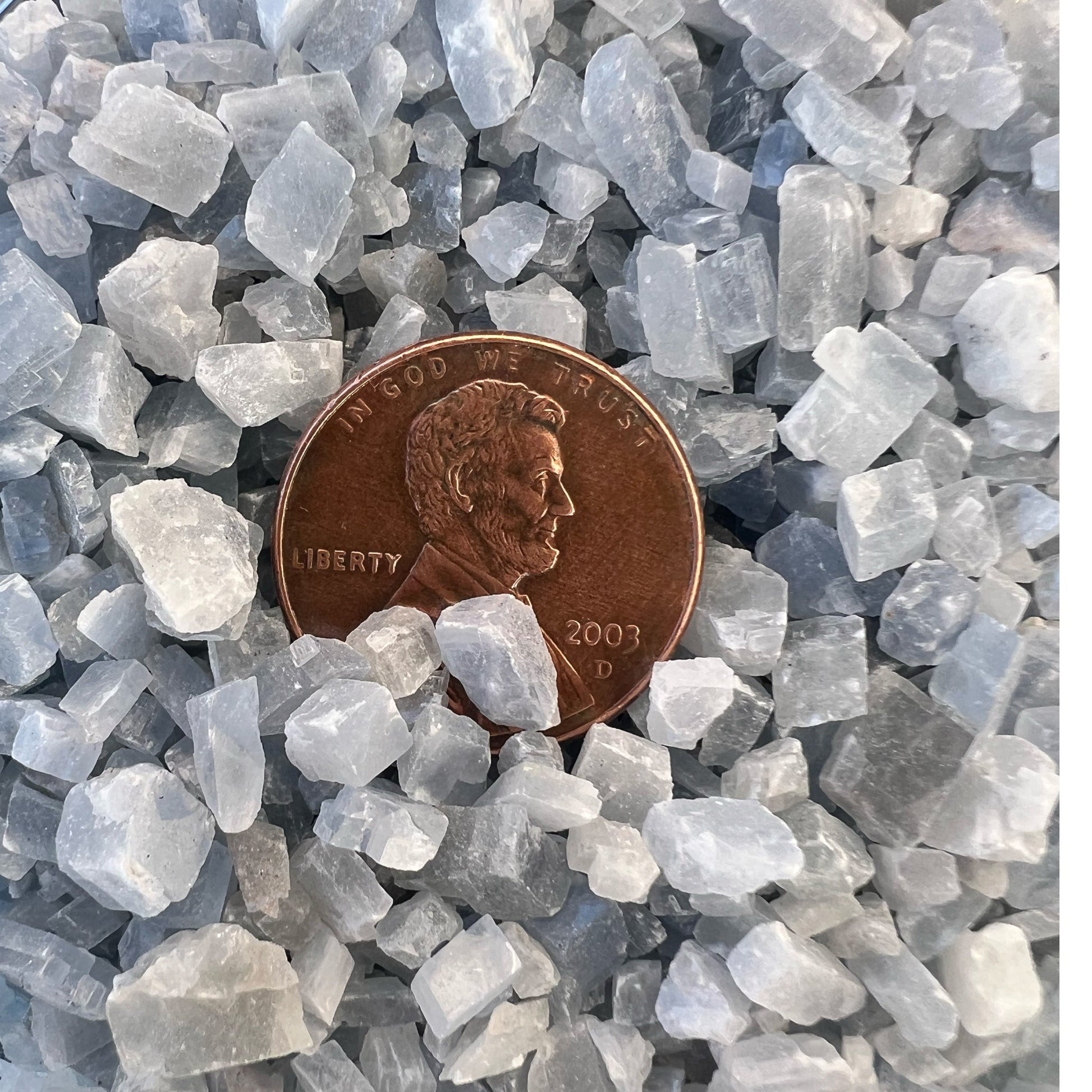 Crushed Blue Calcite - Purple Door Alchemy