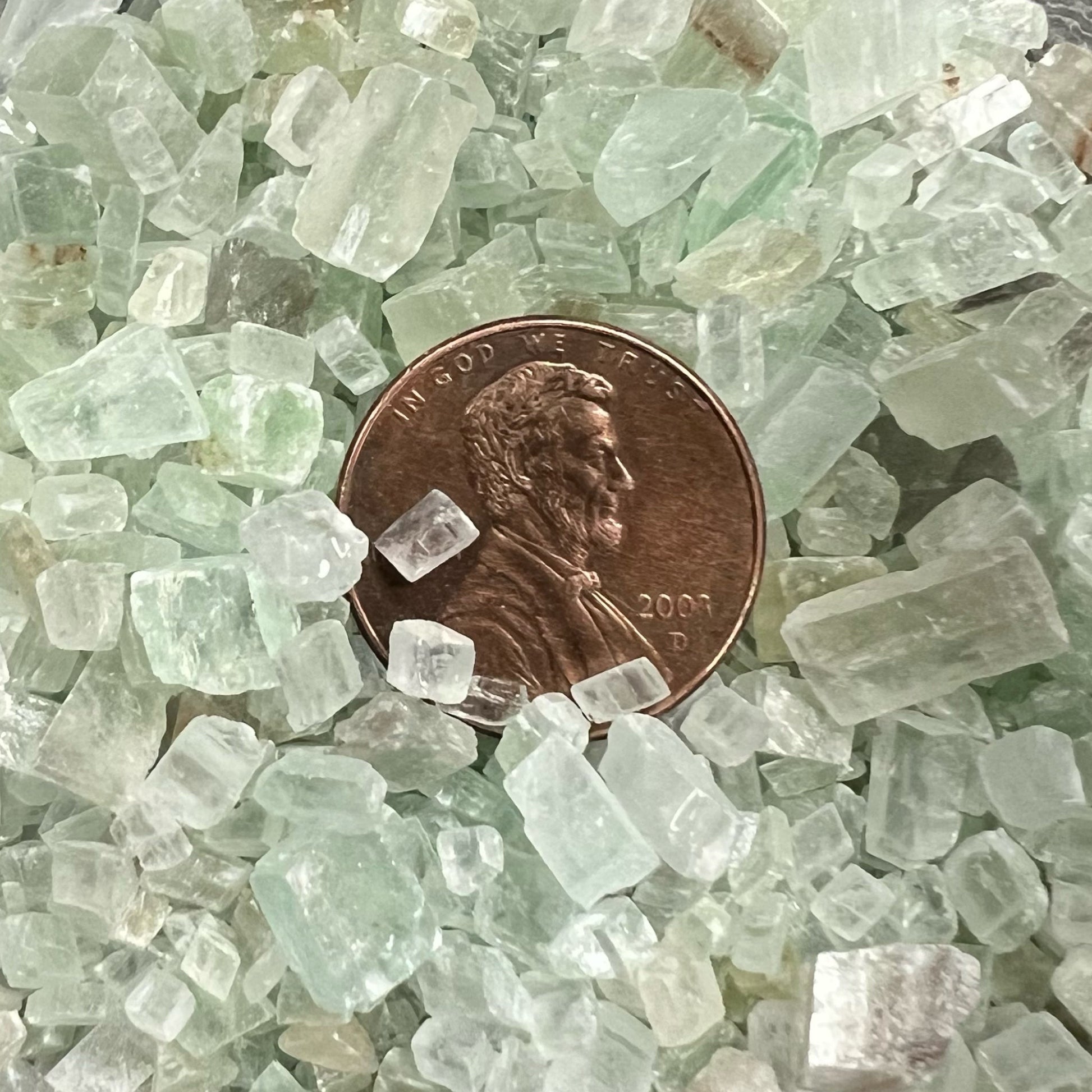 Crushed Green Calcite - Purple Door Alchemy