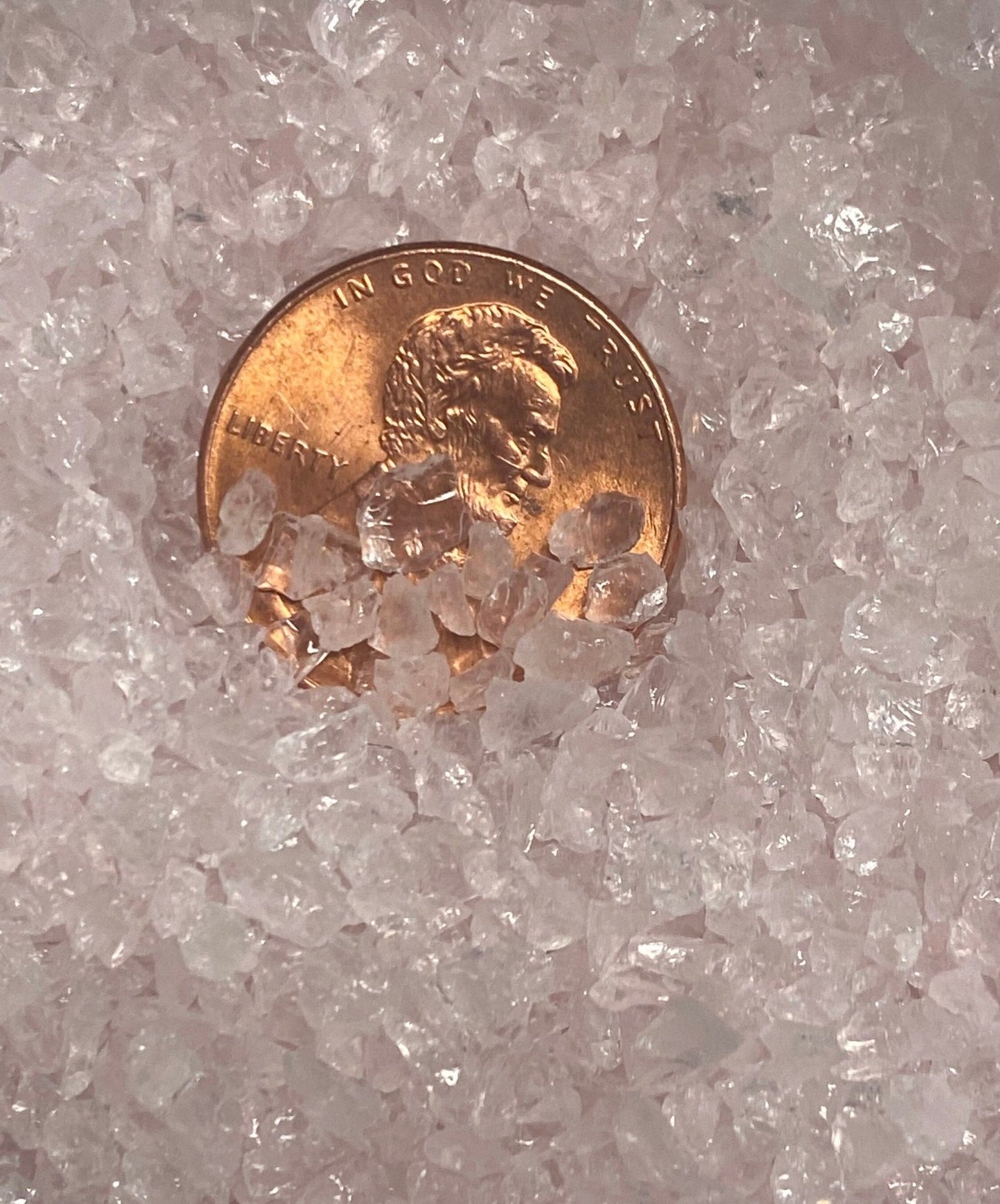 Crushed Rose Quartz Coarse - Crushed Minerals - Purple Door Alchemy