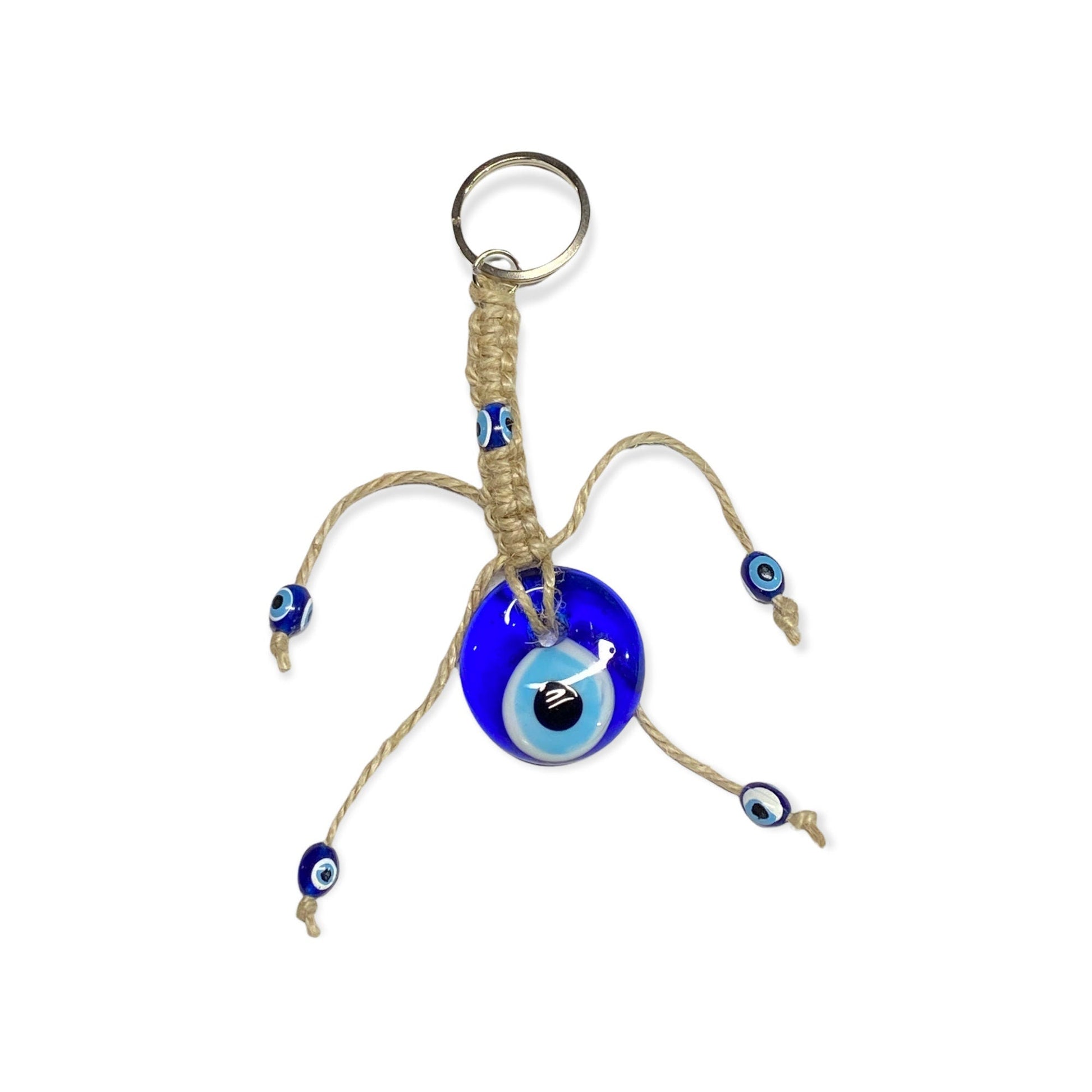 Evil Eye Amulet Keychain - Purple Door Alchemy