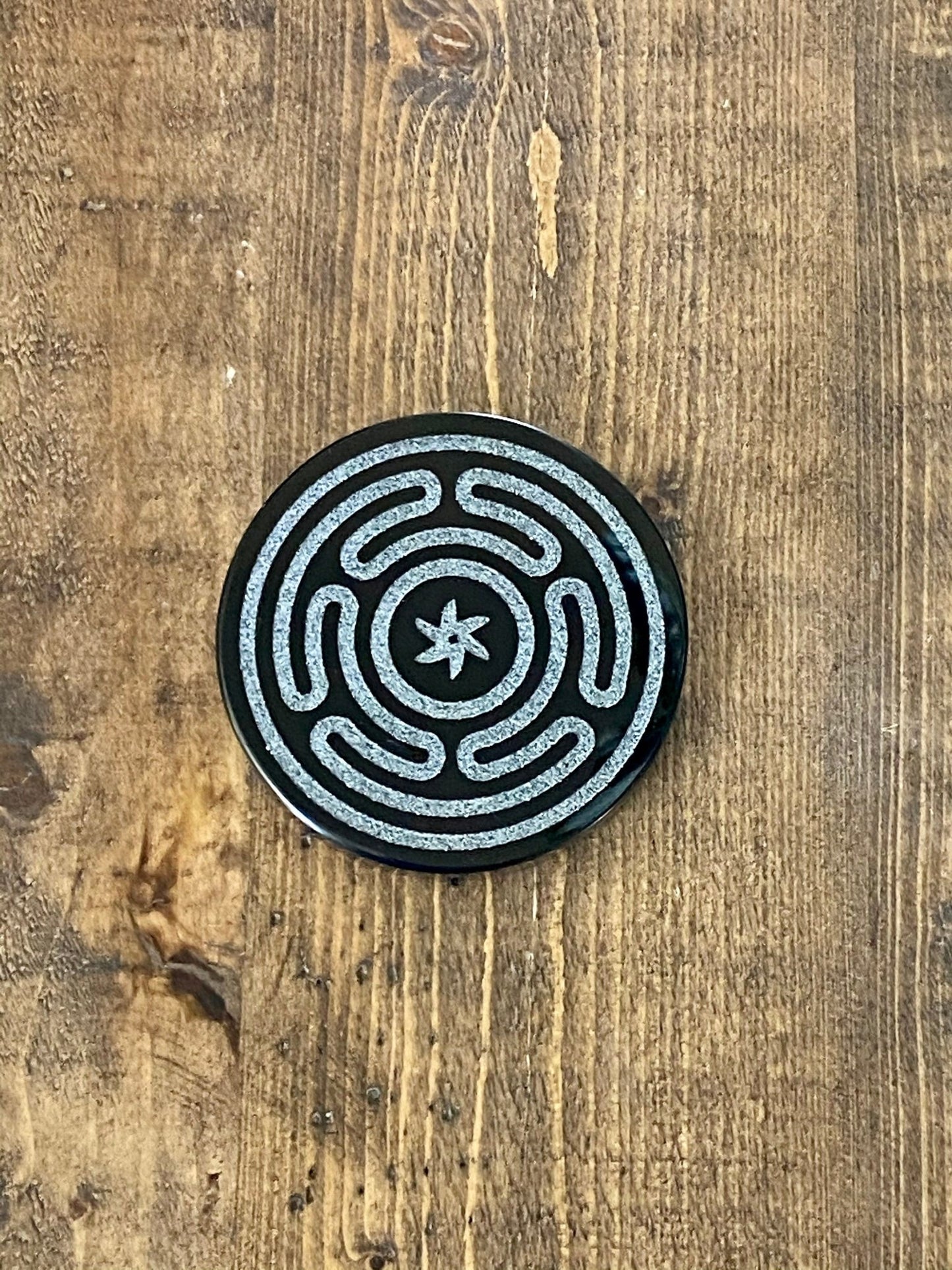 Hecate Obsidian Scrying Mirror - Purple Door Alchemy
