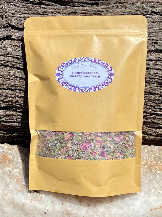 Home Cleansing & Blessing Floor Sweep - 9 oz - Purple Door Alchemy