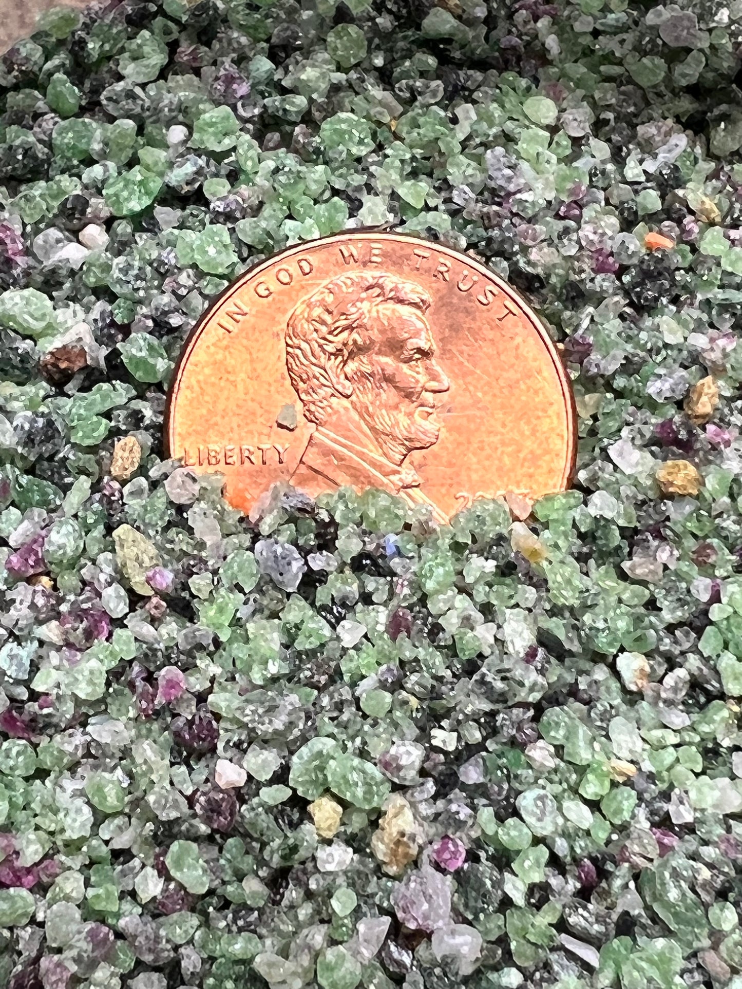 Crushed Ruby Zoisite Coarse - Crushed Minerals - Purple Door Alchemy