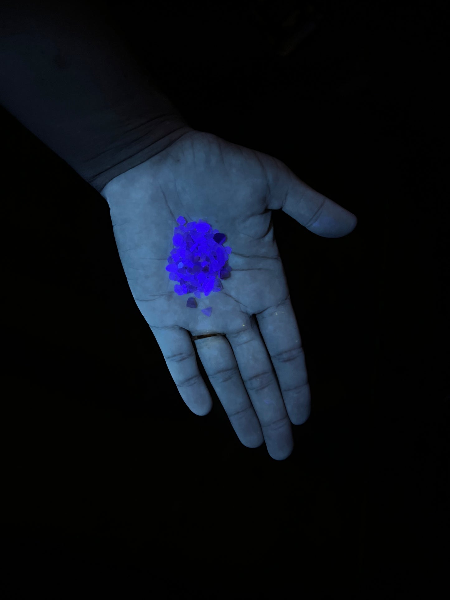 Crushed Rainbow Fluorite - Crushed Minerals - Purple Door Alchemy