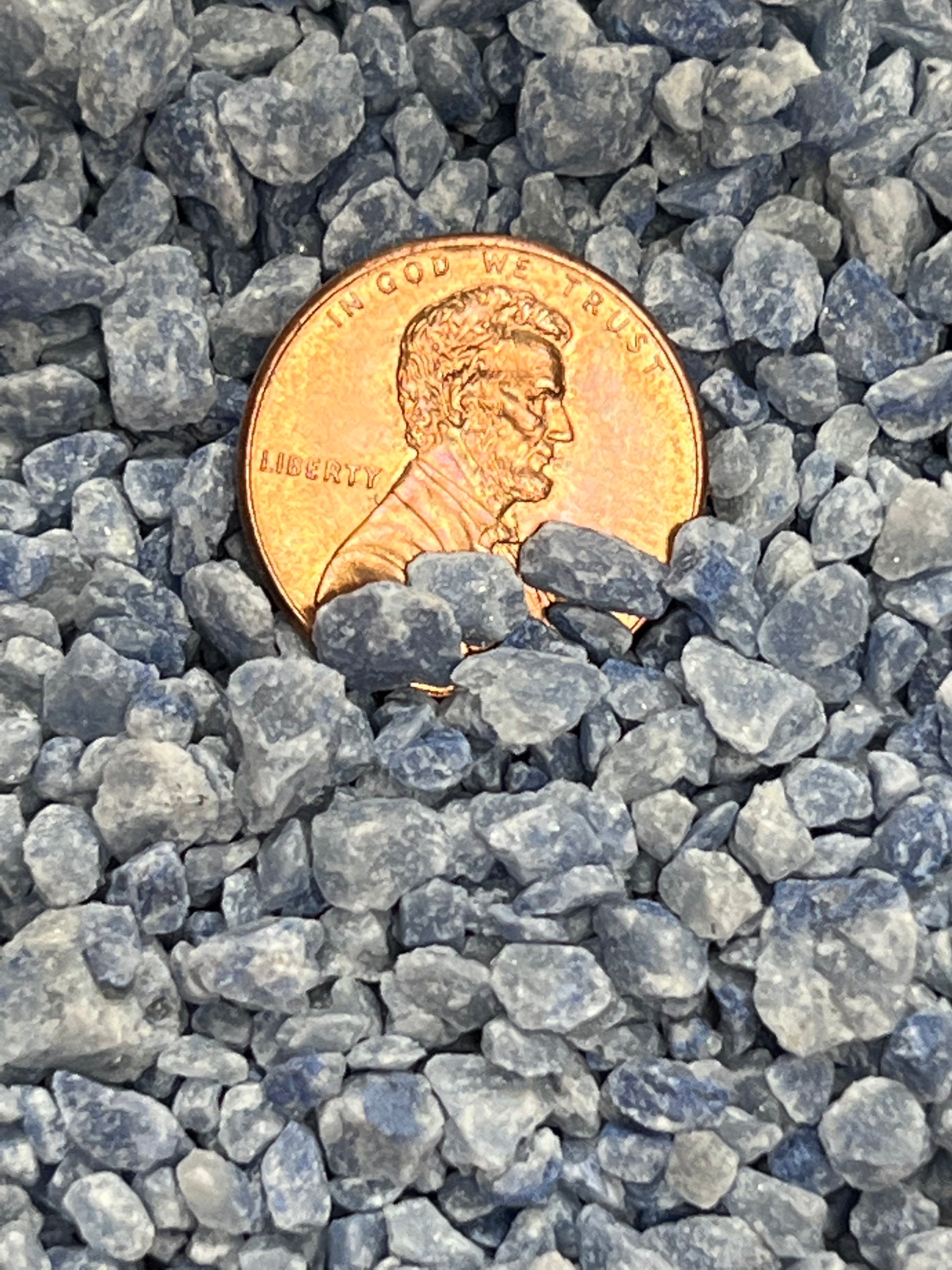 Crushed Blue Aventurine Extra Coarse - Crushed Minerals - Purple Door Alchemy