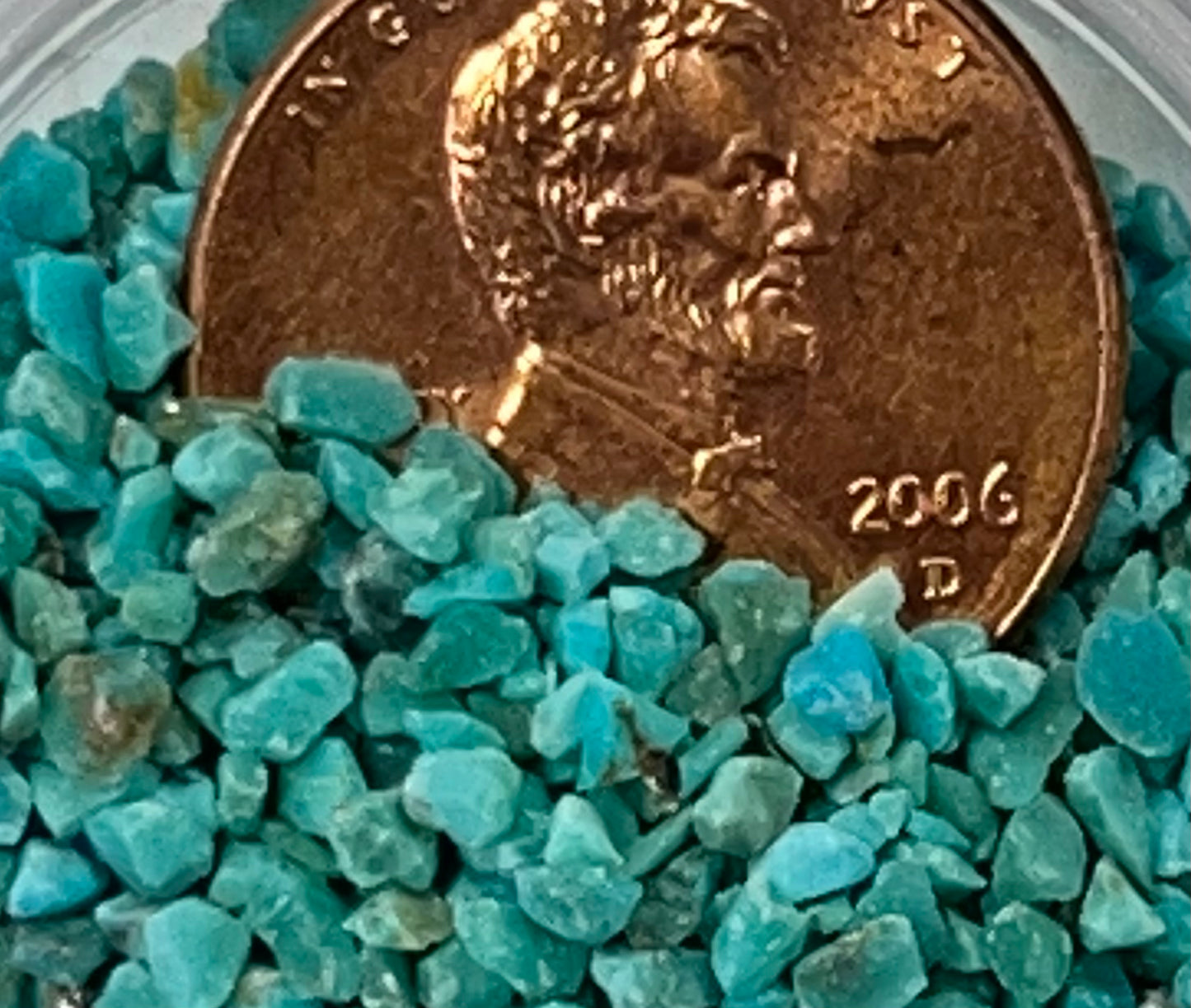 Crushed Kingman Turquoise 5 Gram - Crushed Minerals - Purple Door Alchemy