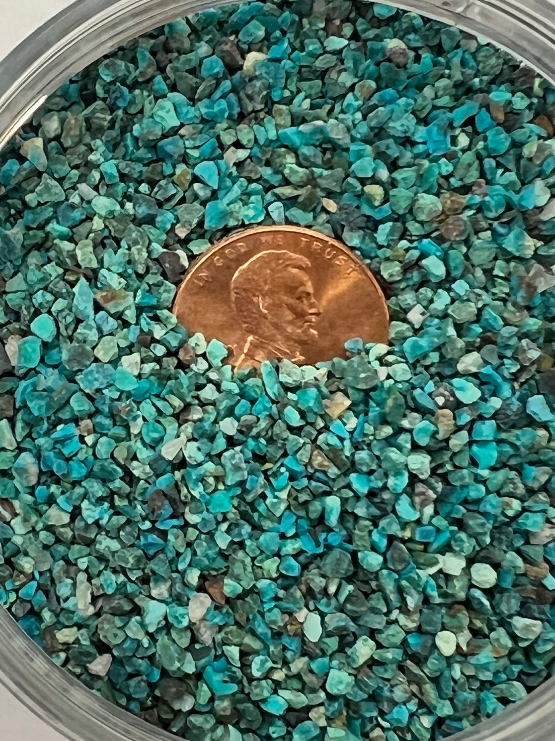 Crushed Peruvian Chrysocolla Coarse - Crushed Minerals - Purple Door Alchemy