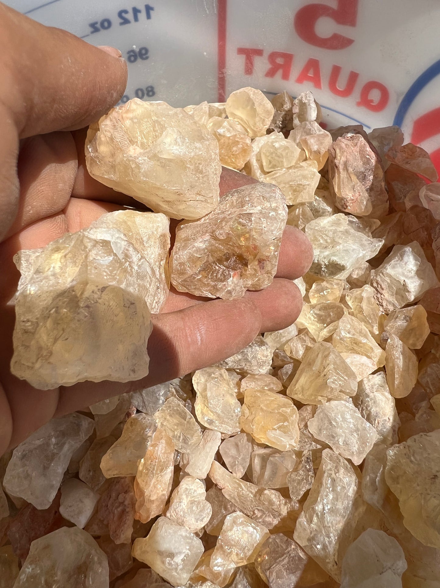 Crushed Citrine - Crushed Minerals - Purple Door Alchemy Purple Door Alchemy