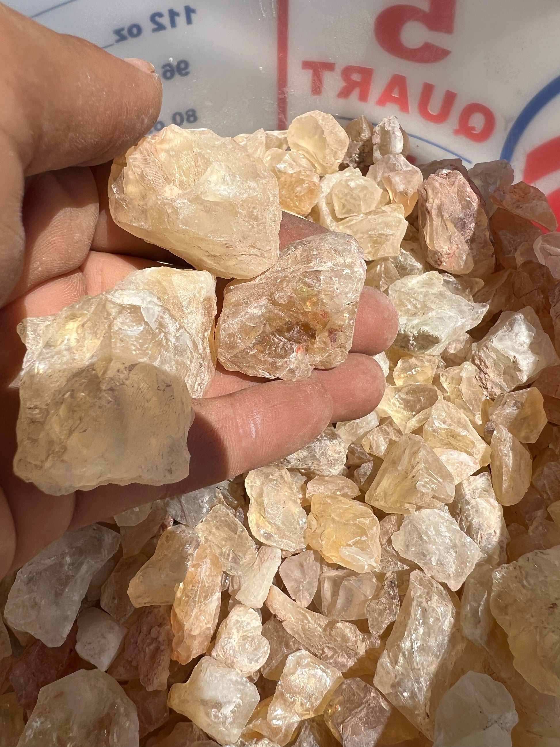 Crushed Citrine - Crushed Minerals - Purple Door Alchemy Purple Door Alchemy