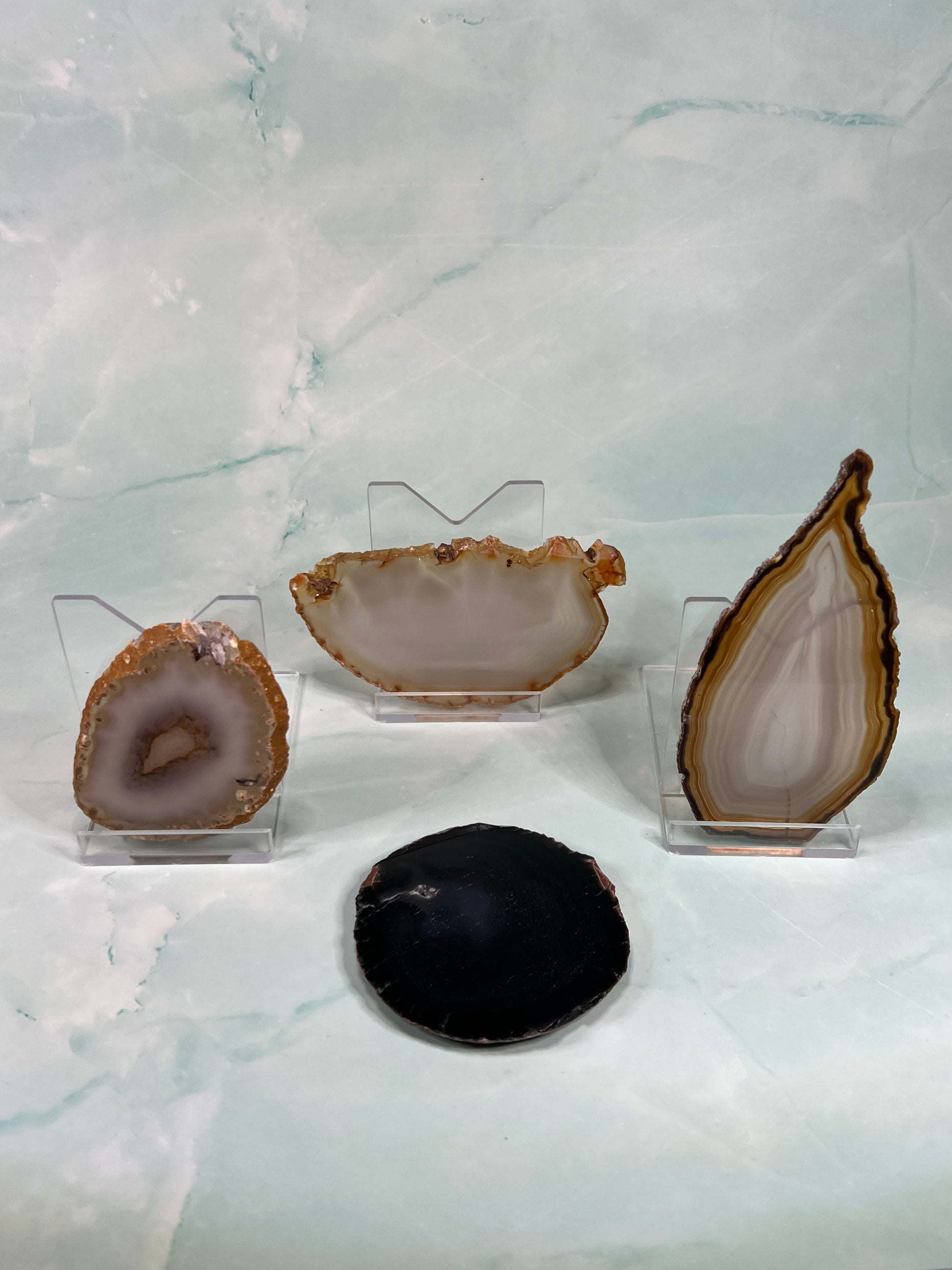 Natural Agate Slice - Purple Door Alchemy