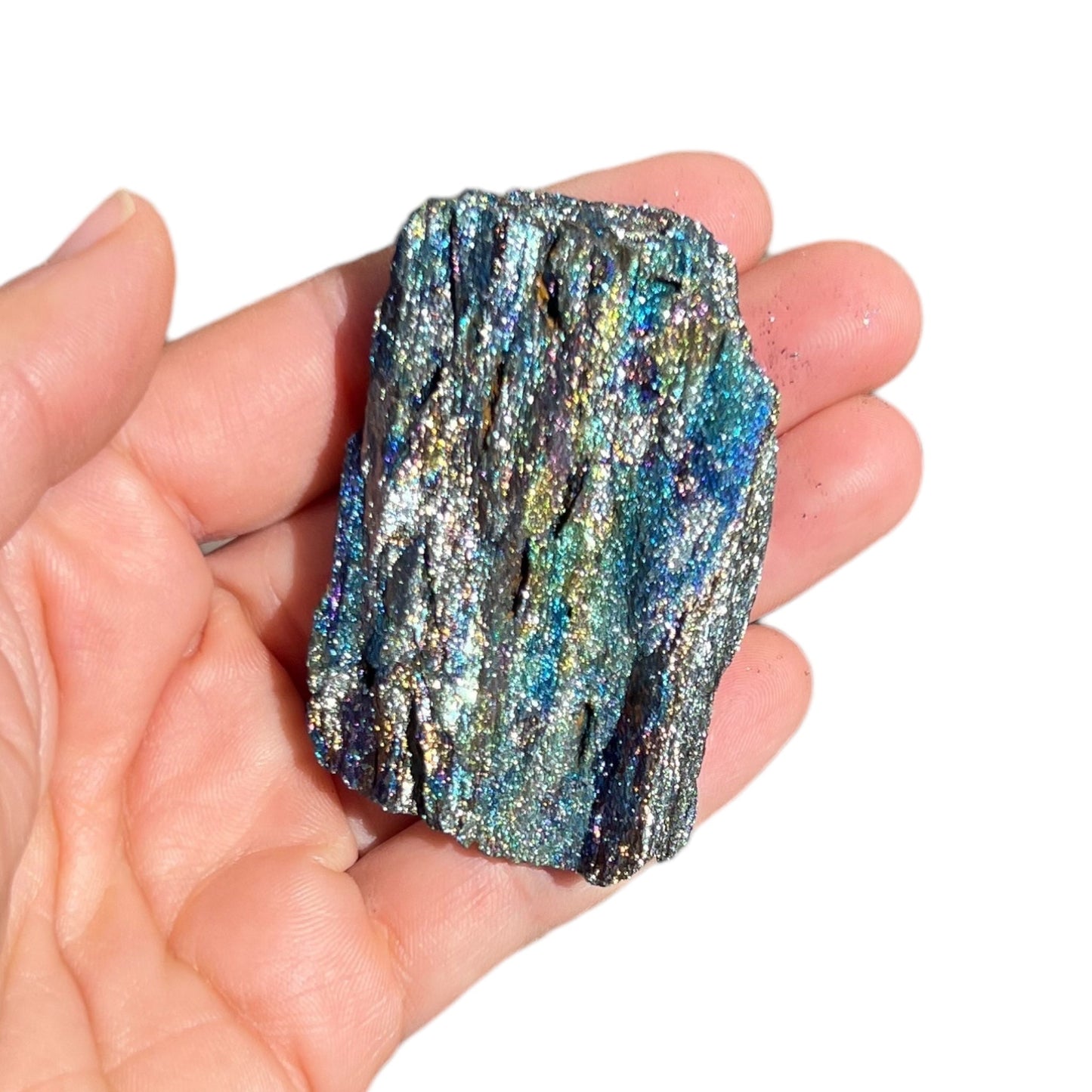 Iridescent Rainbow Hematite Specimen #1 - Purple Door Alchemy