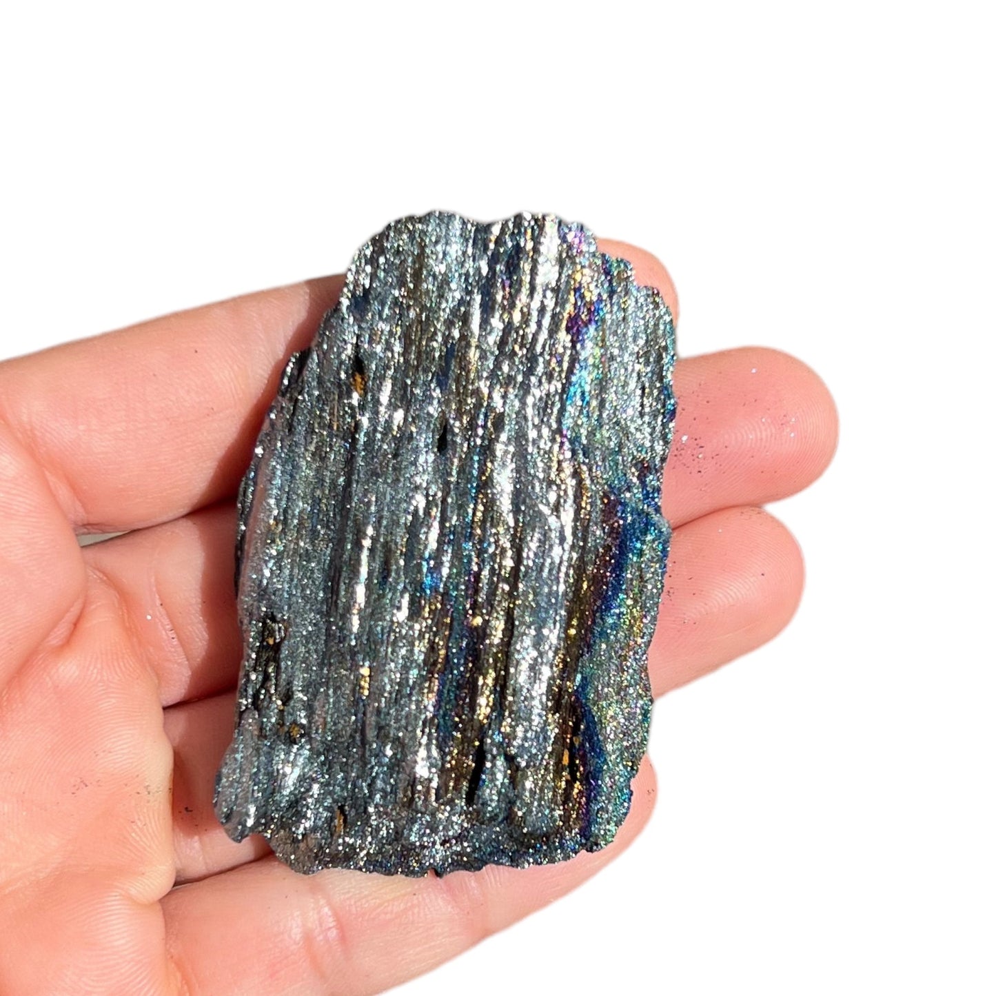 Iridescent Rainbow Hematite Specimen #1 - Purple Door Alchemy
