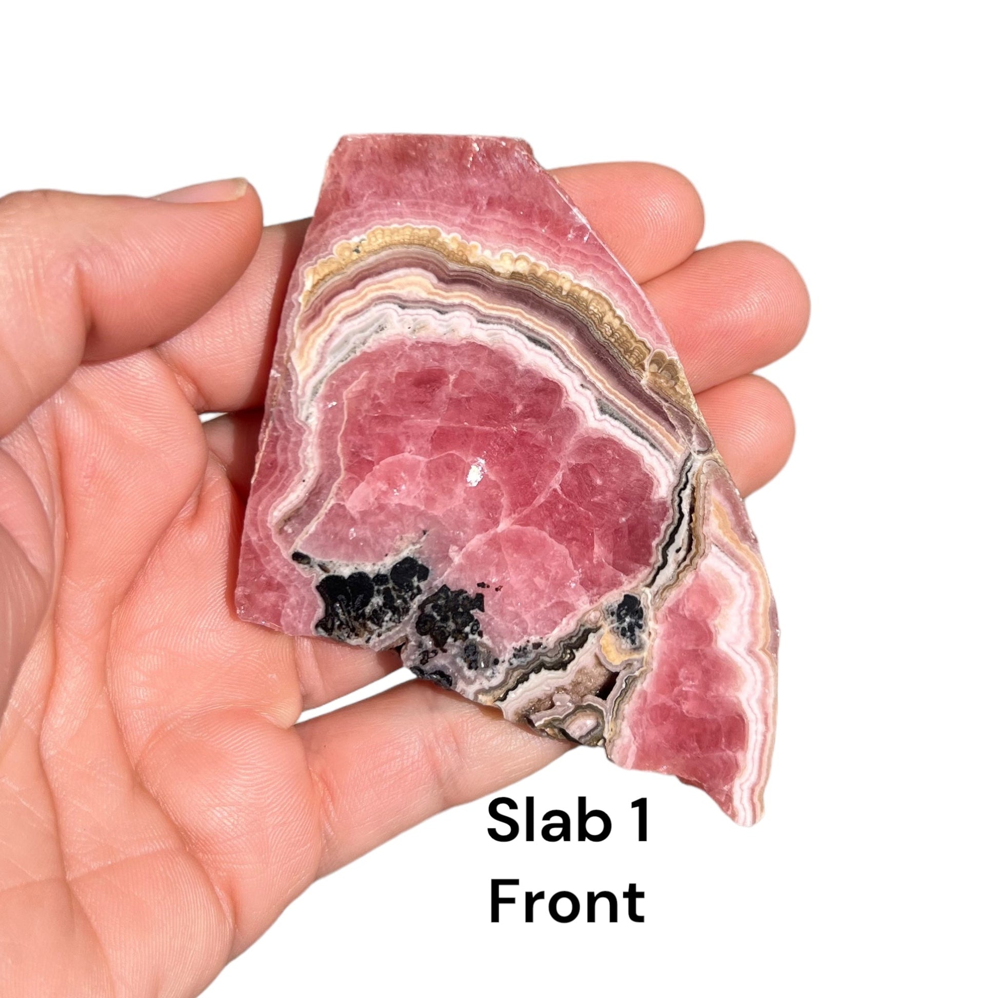 Large Rhodochrosite Slabs - Purple Door Alchemy