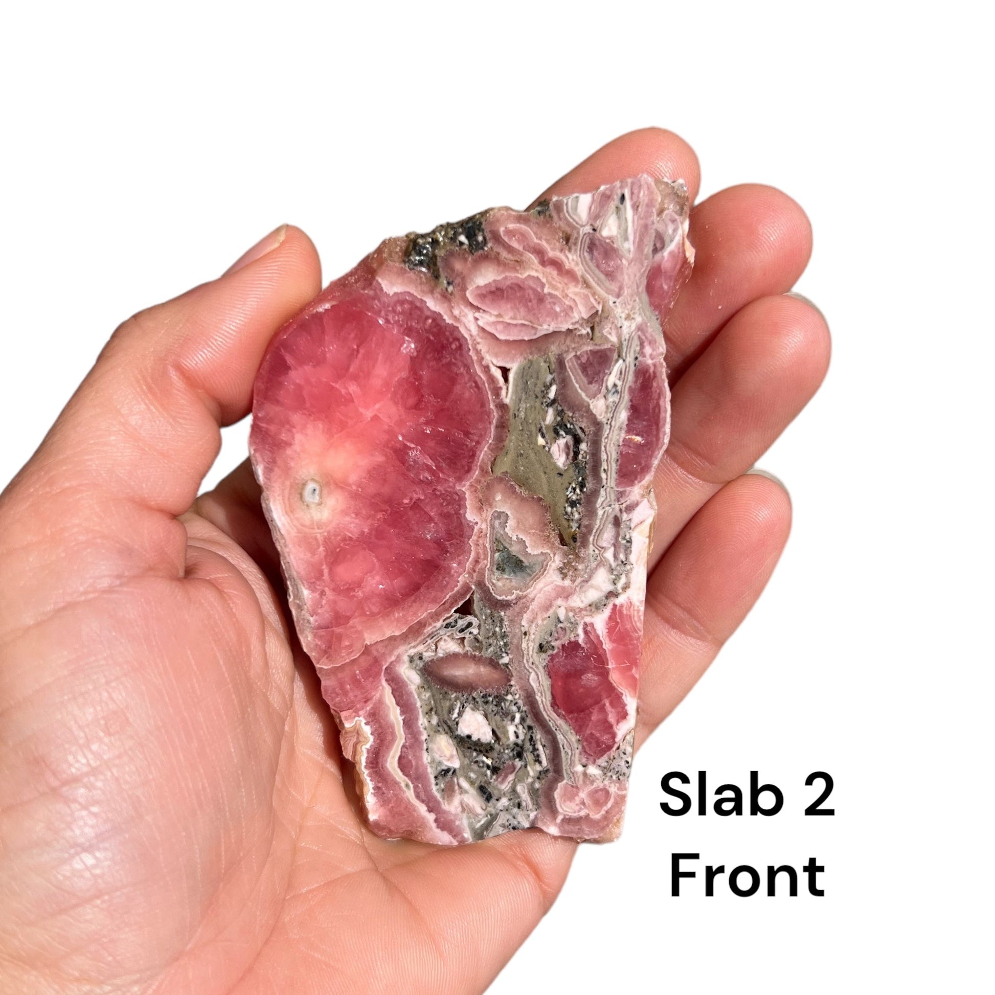 Large Rhodochrosite Slabs - Purple Door Alchemy