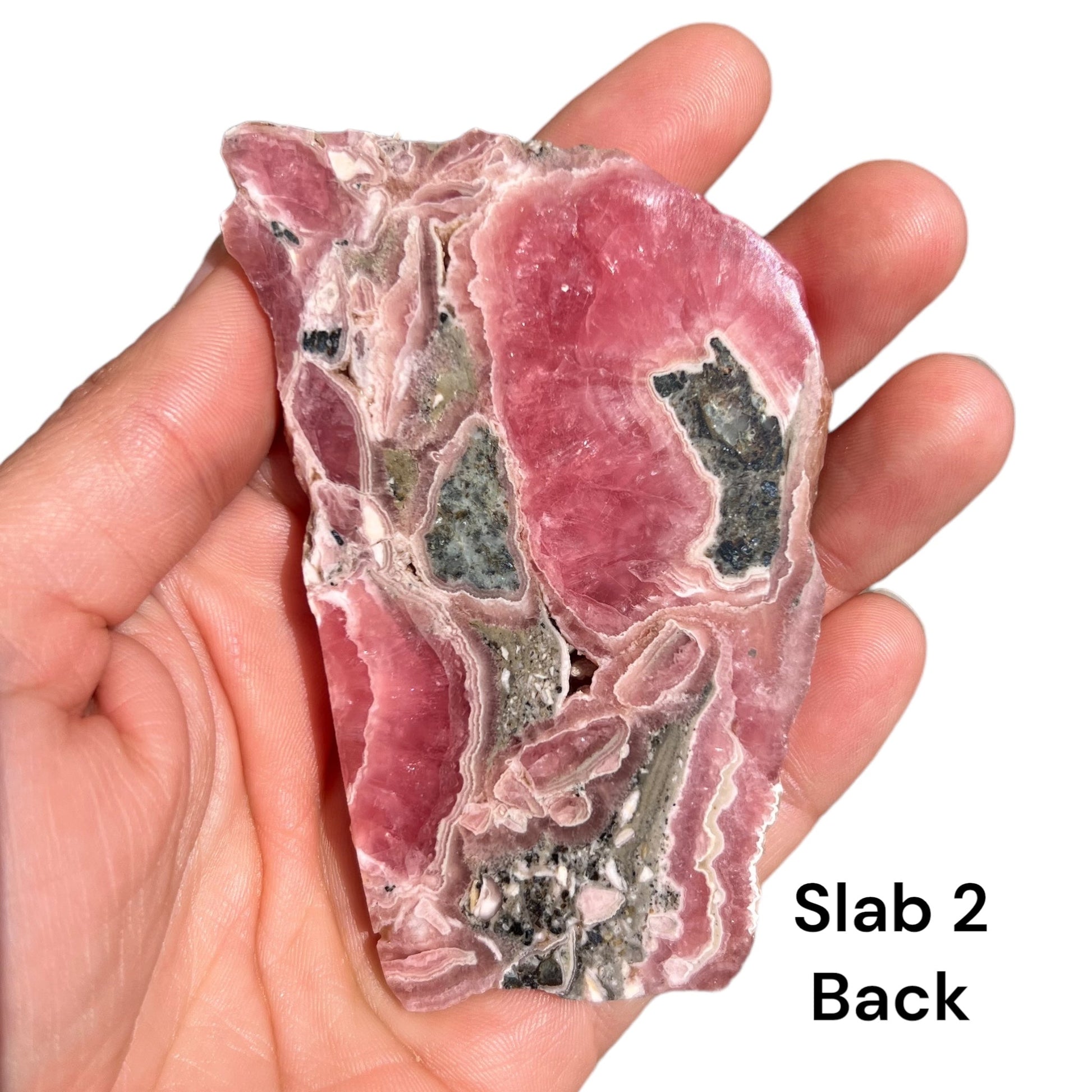 Large Rhodochrosite Slabs - Purple Door Alchemy