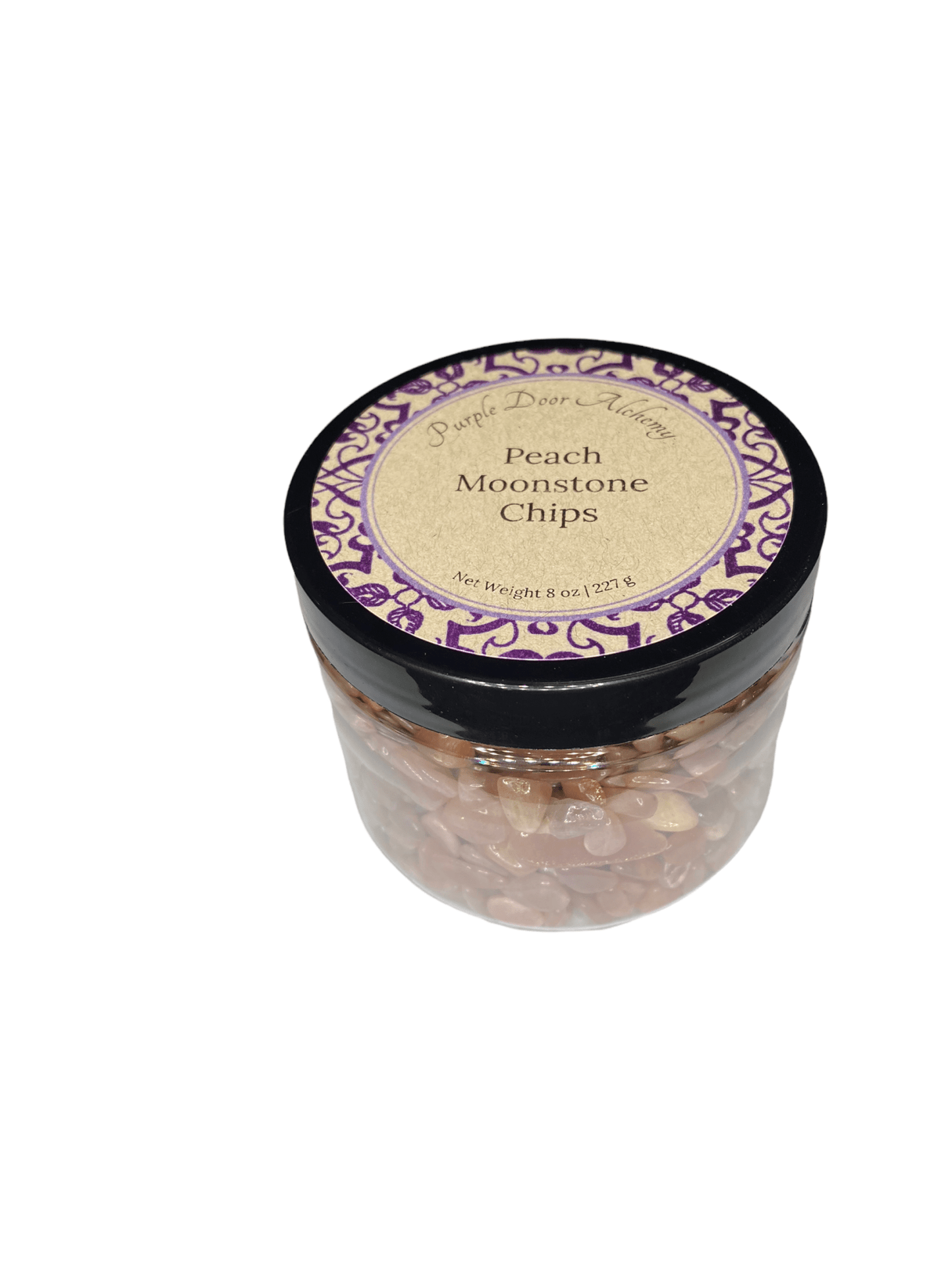 Peach Moonstone Chips - Purple Door Alchemy
