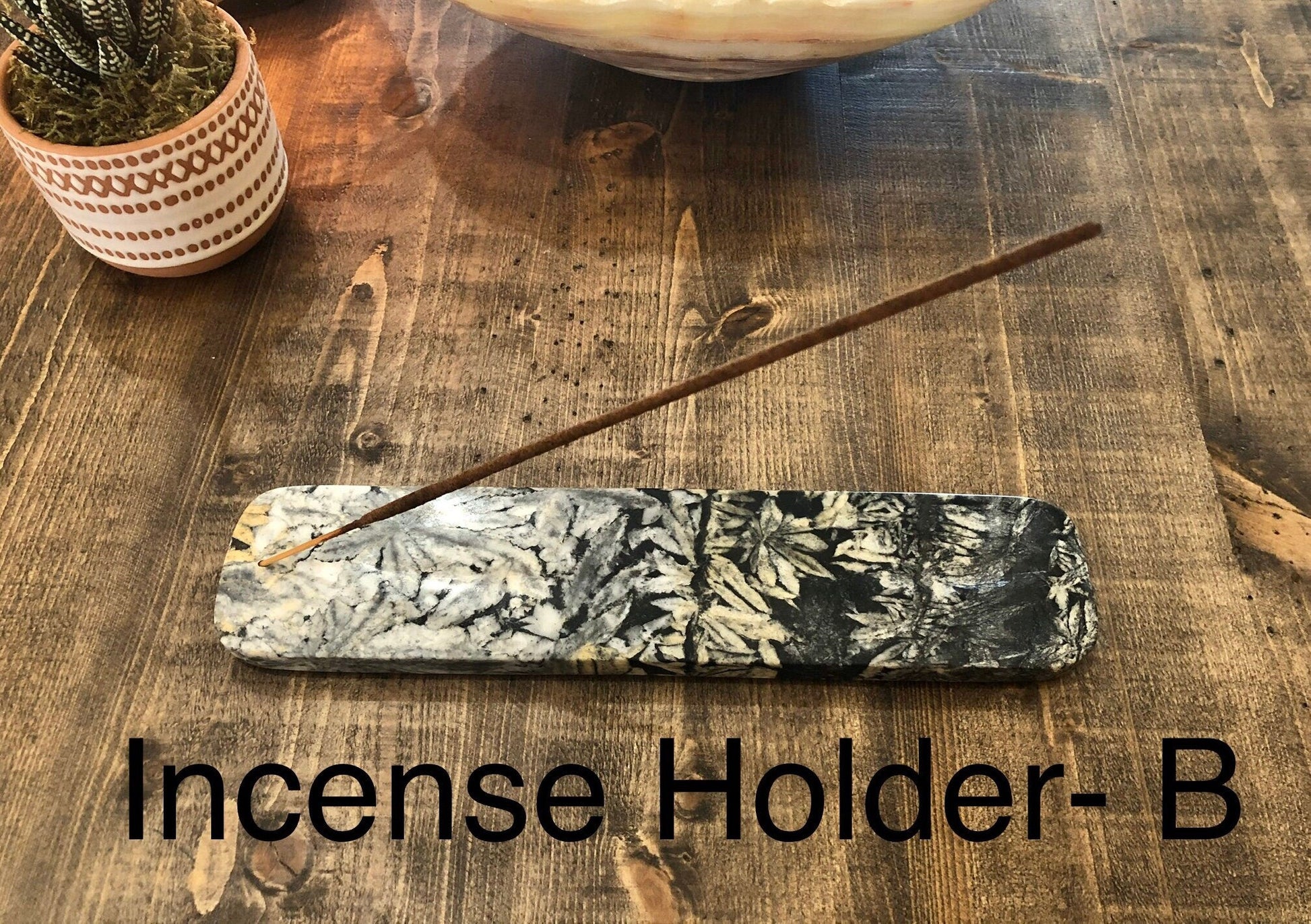 Pinolite Incense Holder - Purple Door Alchemy