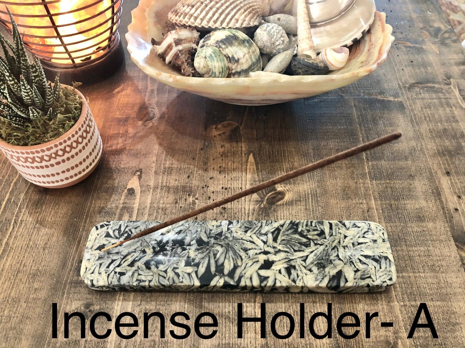 Pinolite Incense Holder - Purple Door Alchemy