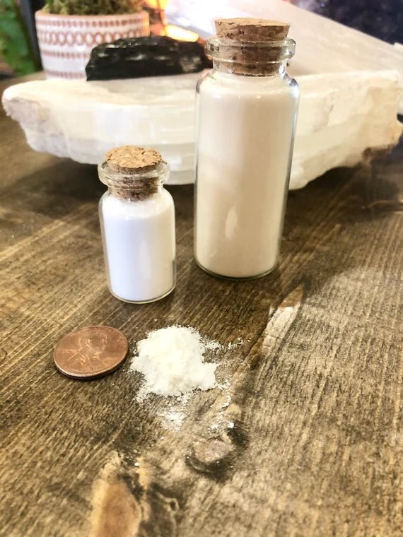 Reiki Charged Selenite Powder - Purple Door Alchemy