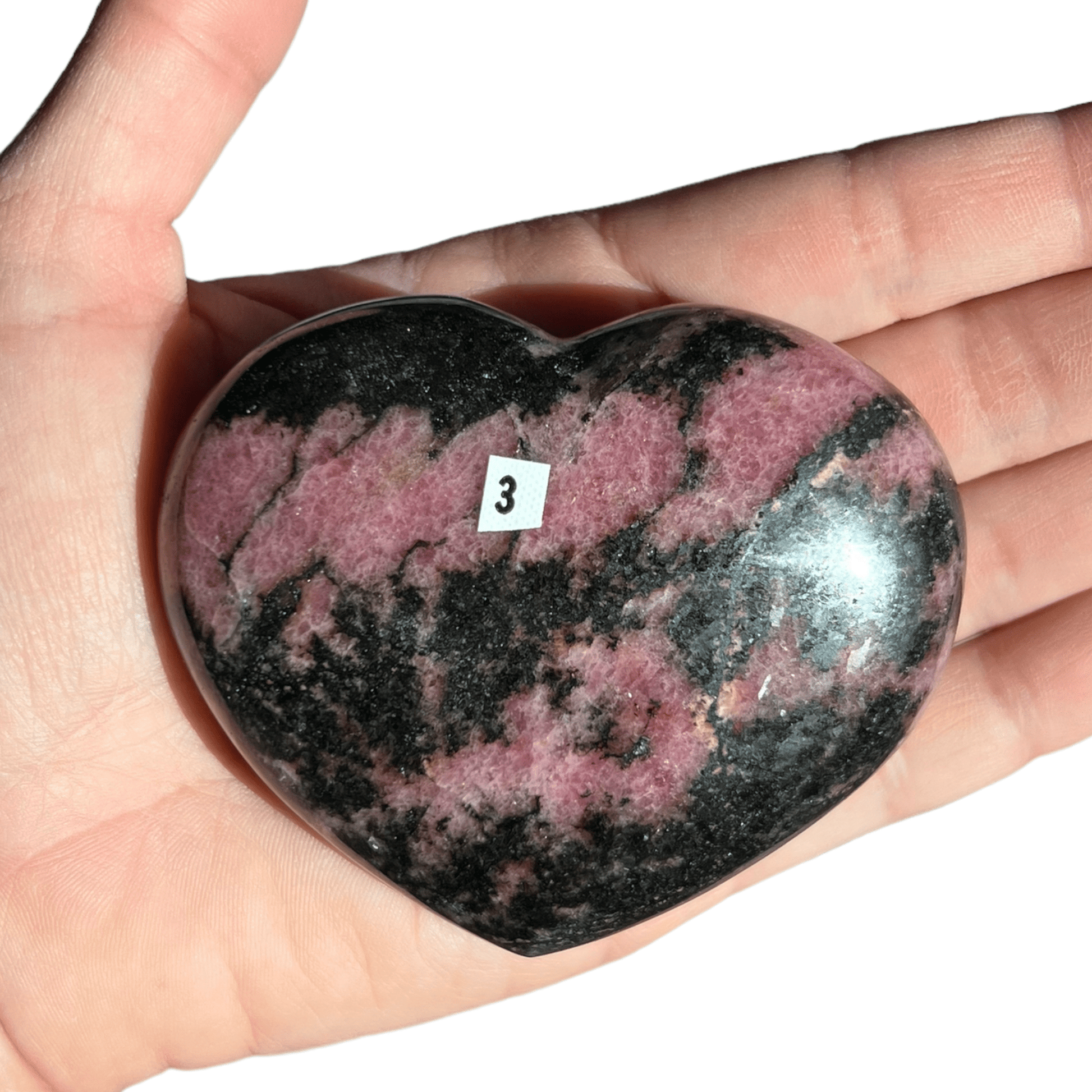 Rhodonite Heart - Purple Door Alchemy