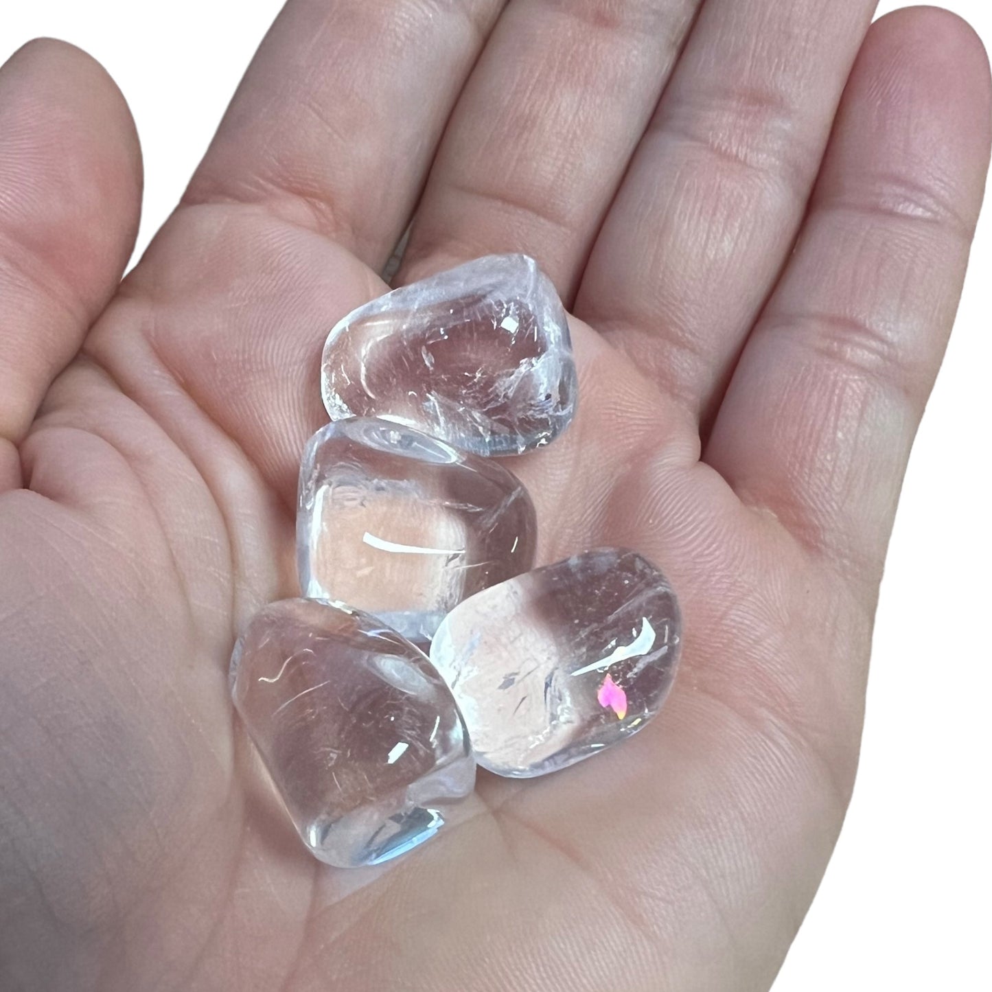 Tumbled AAA Clear Quartz - Purple Door Alchemy