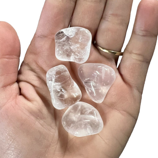Tumbled Clear Quartz - Purple Door Alchemy