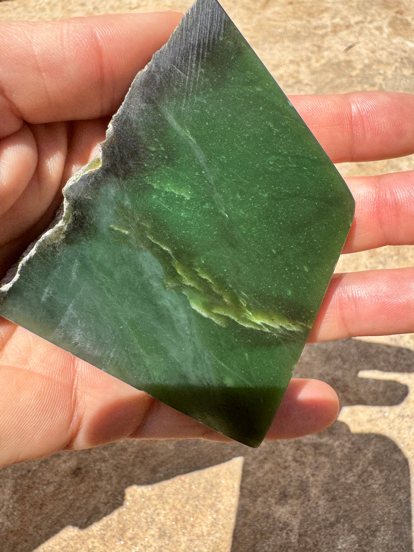 Canadian Nephrite Jade Slab 106g