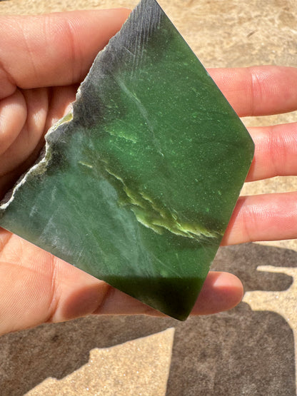 Canadian Nephrite Jade Slab 106g