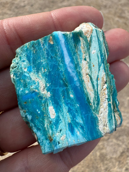 Peruvian Blue Opalina Slab 17g