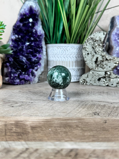 Seraphinite Sphere 36mm (1.41")