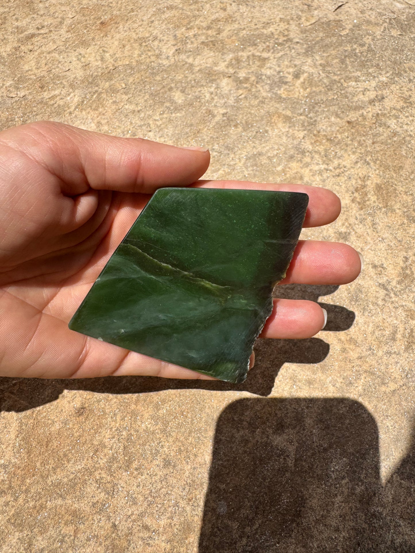 Canadian Nephrite Jade Slab 106g